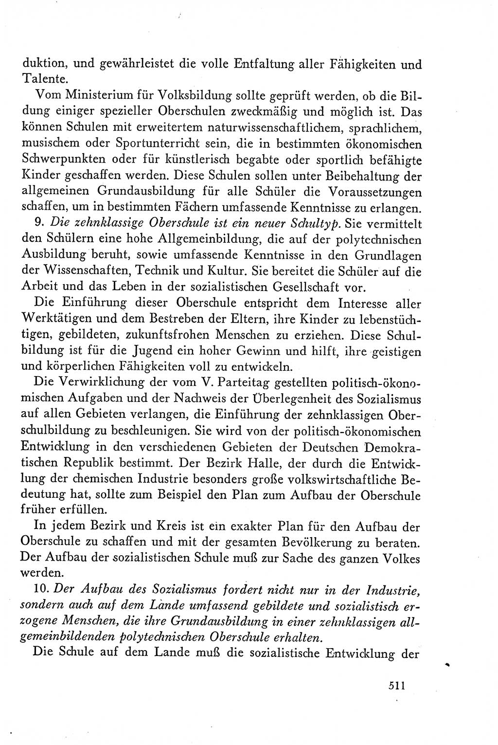 Dokumente der Sozialistischen Einheitspartei Deutschlands (SED) [Deutsche Demokratische Republik (DDR)] 1958-1959, Seite 511 (Dok. SED DDR 1958-1959, S. 511)