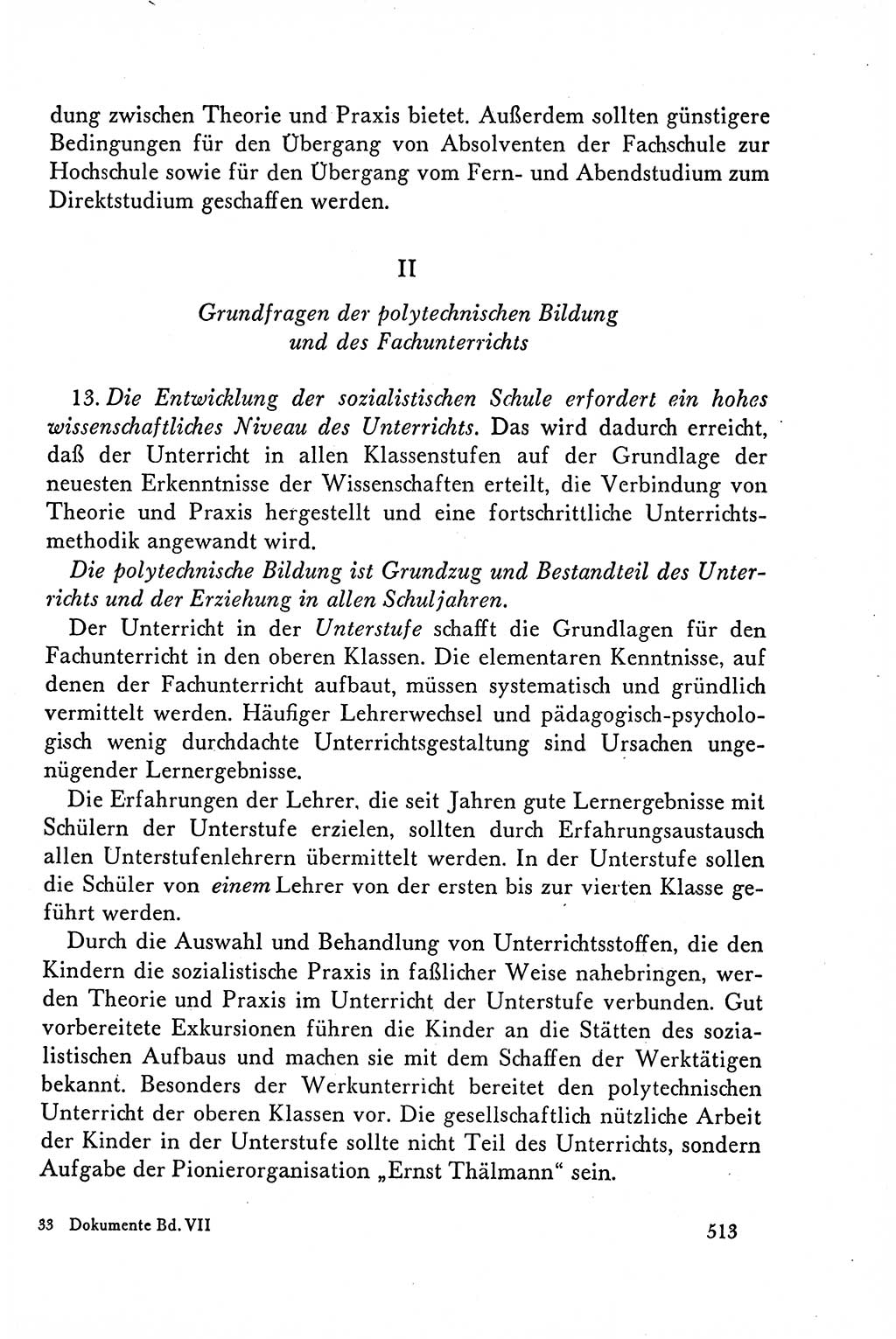Dokumente der Sozialistischen Einheitspartei Deutschlands (SED) [Deutsche Demokratische Republik (DDR)] 1958-1959, Seite 513 (Dok. SED DDR 1958-1959, S. 513)