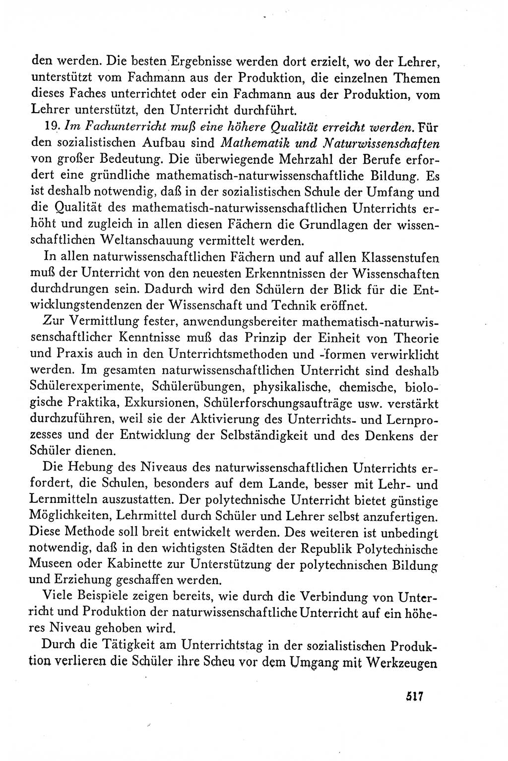 Dokumente der Sozialistischen Einheitspartei Deutschlands (SED) [Deutsche Demokratische Republik (DDR)] 1958-1959, Seite 517 (Dok. SED DDR 1958-1959, S. 517)
