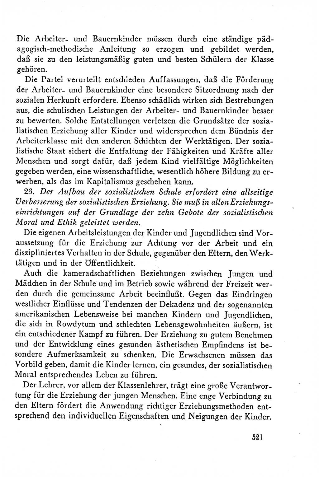 Dokumente der Sozialistischen Einheitspartei Deutschlands (SED) [Deutsche Demokratische Republik (DDR)] 1958-1959, Seite 521 (Dok. SED DDR 1958-1959, S. 521)