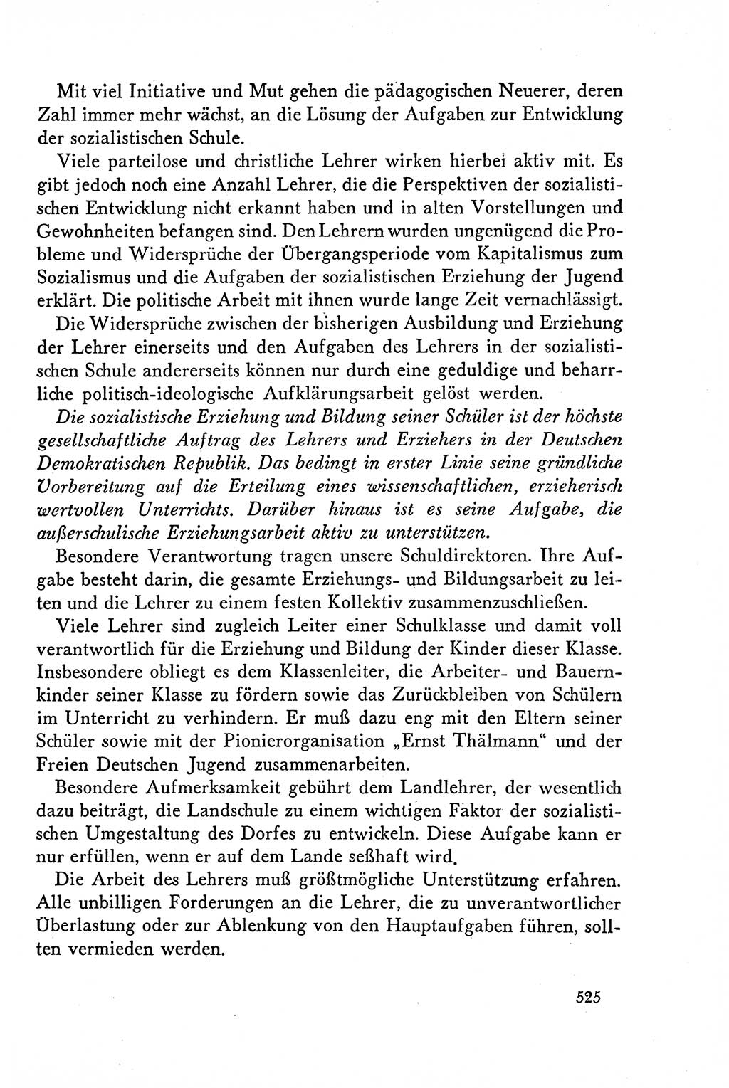 Dokumente der Sozialistischen Einheitspartei Deutschlands (SED) [Deutsche Demokratische Republik (DDR)] 1958-1959, Seite 525 (Dok. SED DDR 1958-1959, S. 525)