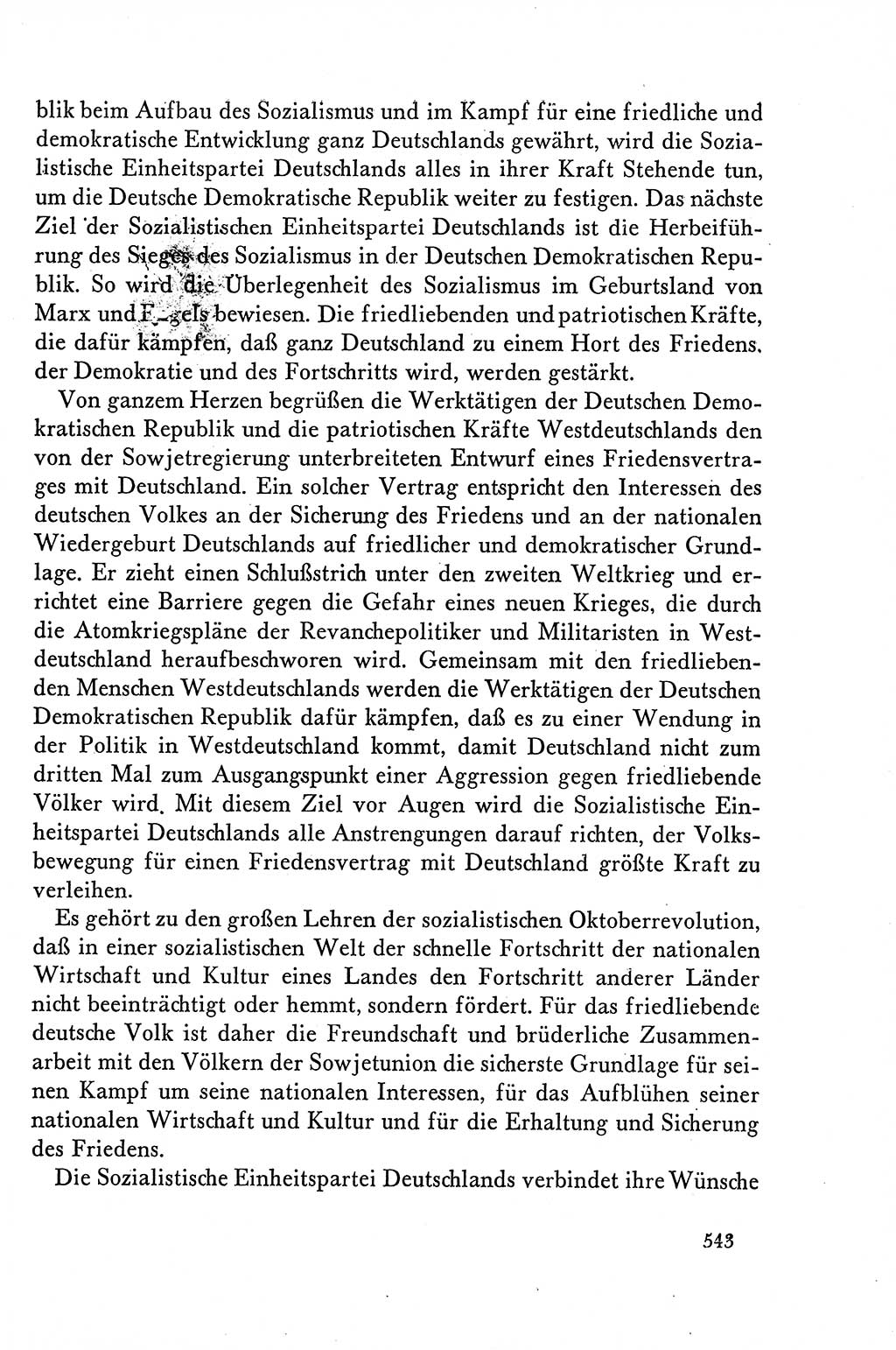 Dokumente der Sozialistischen Einheitspartei Deutschlands (SED) [Deutsche Demokratische Republik (DDR)] 1958-1959, Seite 543 (Dok. SED DDR 1958-1959, S. 543)