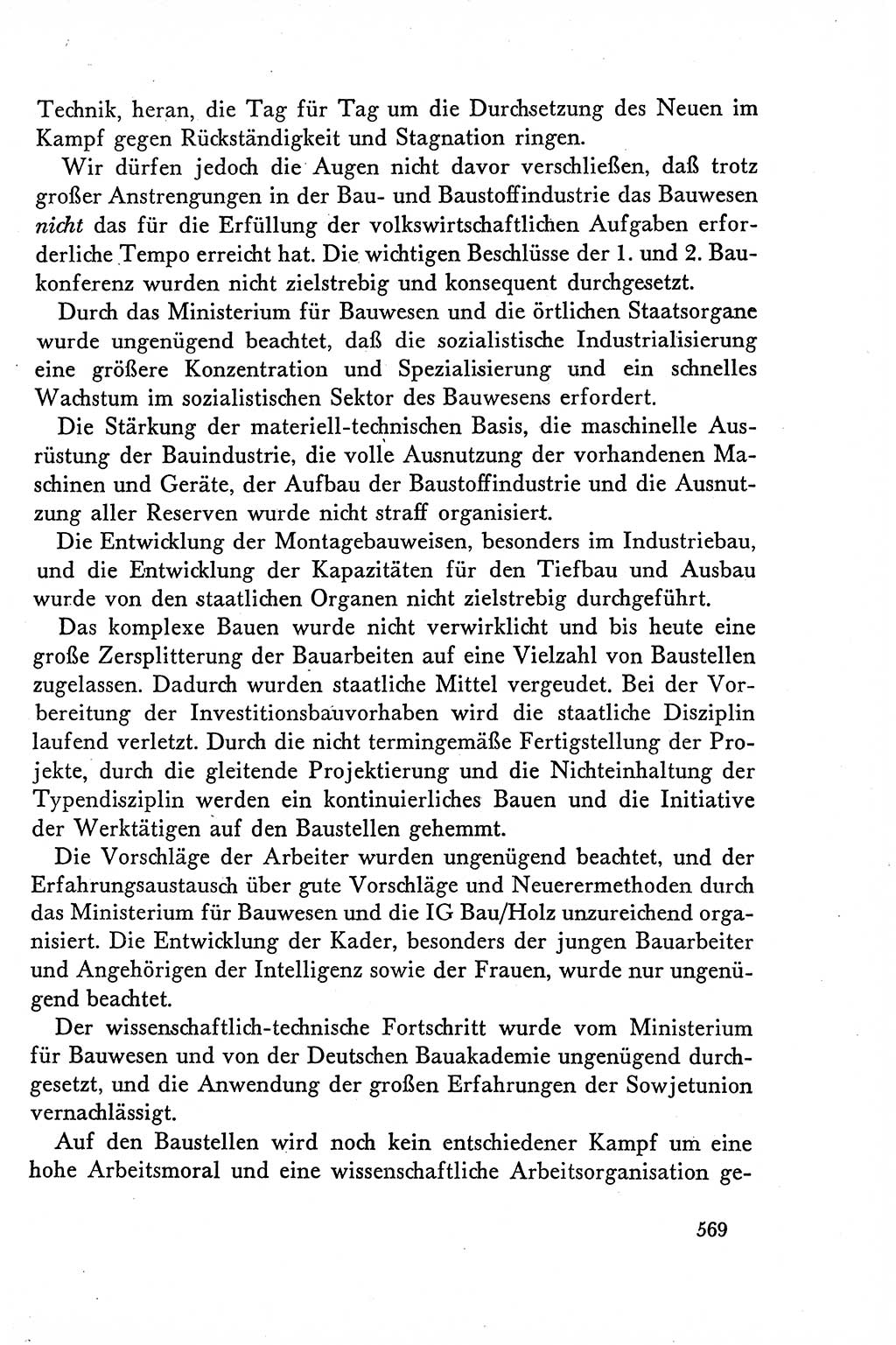 Dokumente der Sozialistischen Einheitspartei Deutschlands (SED) [Deutsche Demokratische Republik (DDR)] 1958-1959, Seite 569 (Dok. SED DDR 1958-1959, S. 569)