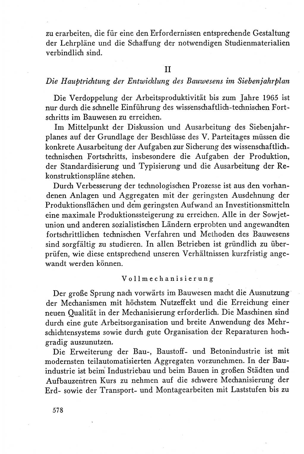 Dokumente der Sozialistischen Einheitspartei Deutschlands (SED) [Deutsche Demokratische Republik (DDR)] 1958-1959, Seite 578 (Dok. SED DDR 1958-1959, S. 578)