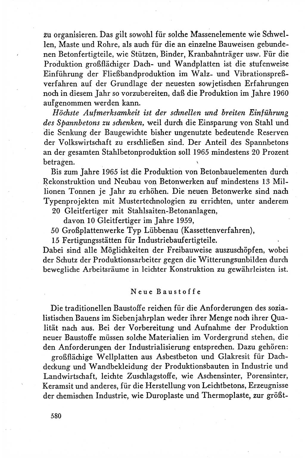 Dokumente der Sozialistischen Einheitspartei Deutschlands (SED) [Deutsche Demokratische Republik (DDR)] 1958-1959, Seite 580 (Dok. SED DDR 1958-1959, S. 580)