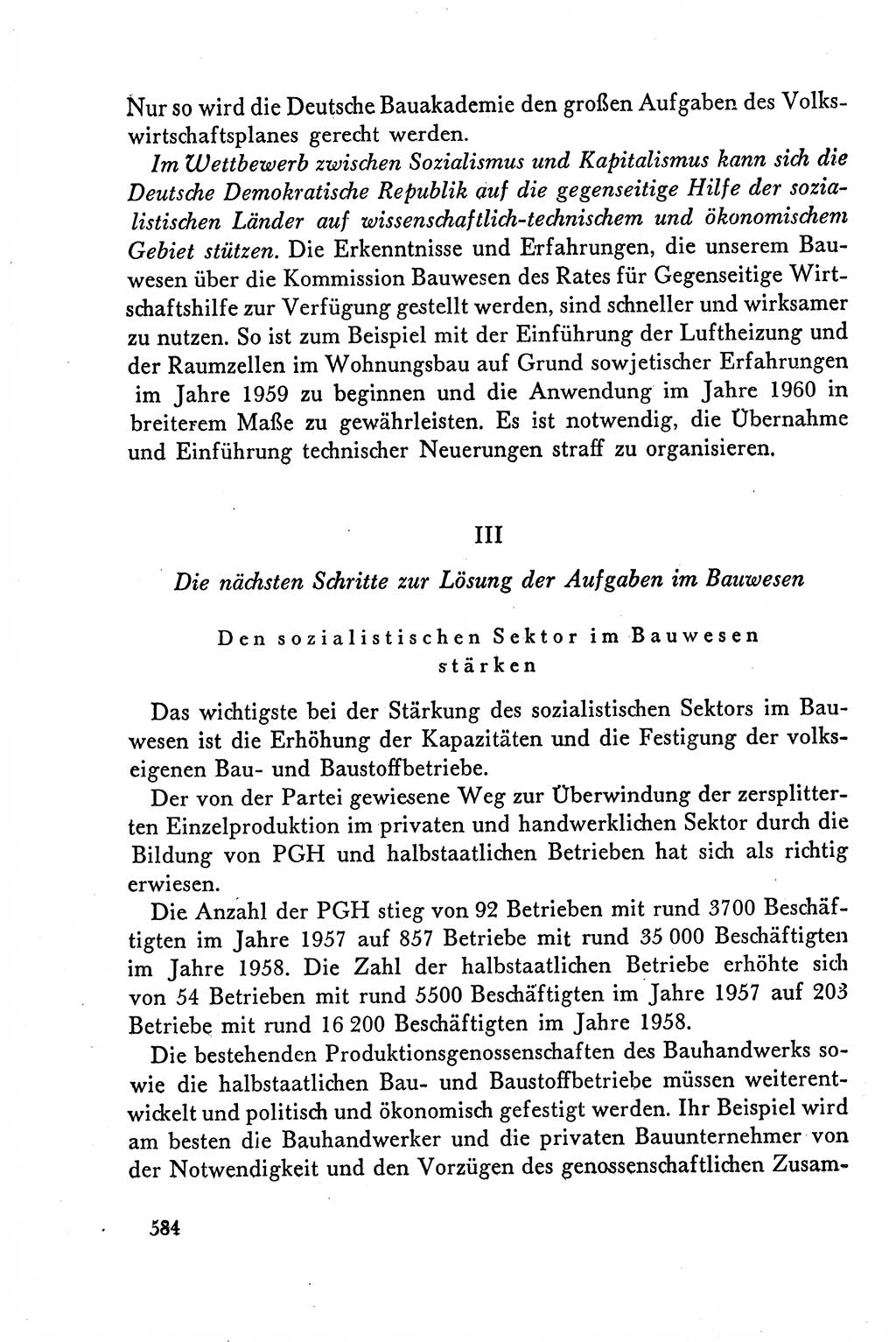 Dokumente der Sozialistischen Einheitspartei Deutschlands (SED) [Deutsche Demokratische Republik (DDR)] 1958-1959, Seite 584 (Dok. SED DDR 1958-1959, S. 584)
