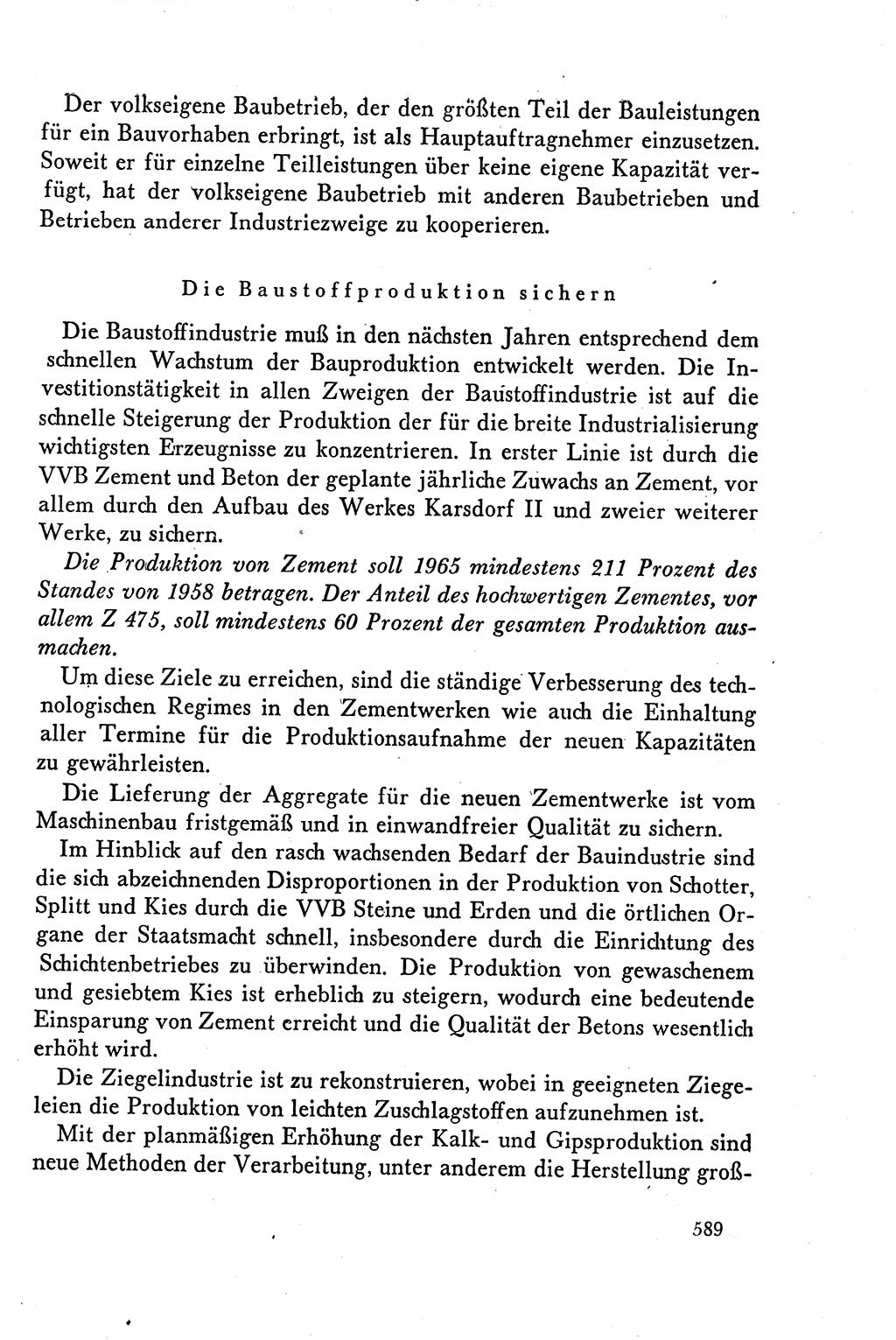 Dokumente der Sozialistischen Einheitspartei Deutschlands (SED) [Deutsche Demokratische Republik (DDR)] 1958-1959, Seite 589 (Dok. SED DDR 1958-1959, S. 589)