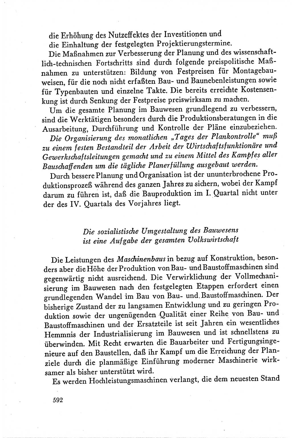 Dokumente der Sozialistischen Einheitspartei Deutschlands (SED) [Deutsche Demokratische Republik (DDR)] 1958-1959, Seite 592 (Dok. SED DDR 1958-1959, S. 592)