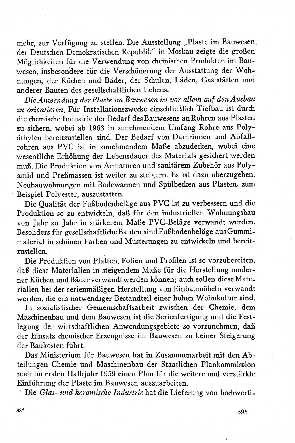 Dokumente der Sozialistischen Einheitspartei Deutschlands (SED) [Deutsche Demokratische Republik (DDR)] 1958-1959, Seite 595 (Dok. SED DDR 1958-1959, S. 595)