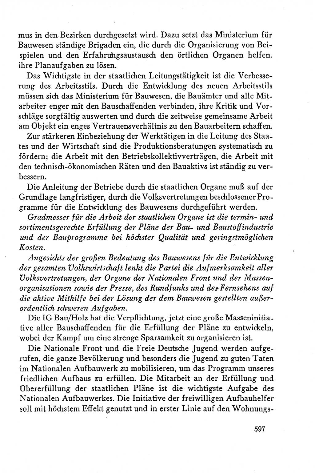 Dokumente der Sozialistischen Einheitspartei Deutschlands (SED) [Deutsche Demokratische Republik (DDR)] 1958-1959, Seite 597 (Dok. SED DDR 1958-1959, S. 597)
