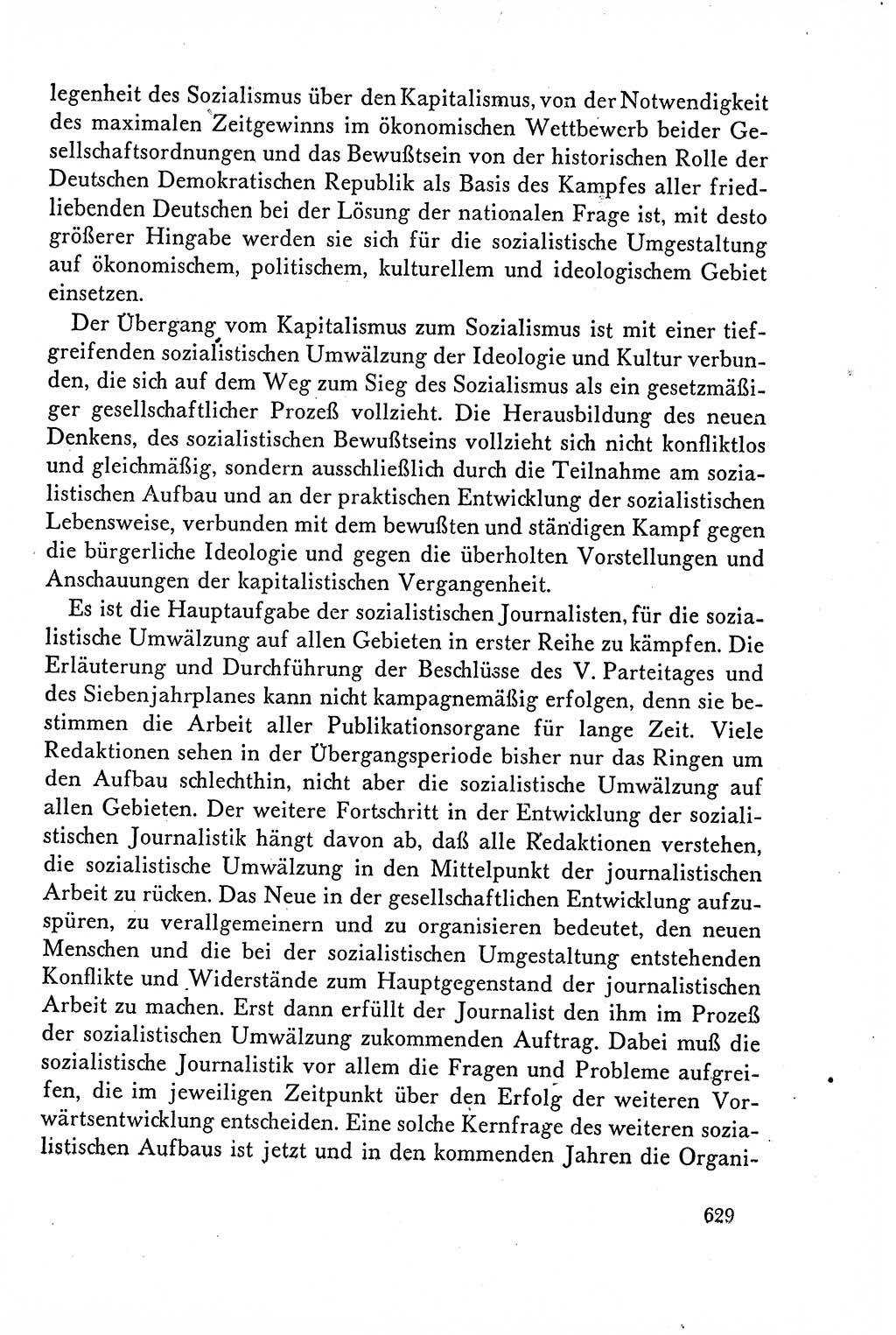 Dokumente der Sozialistischen Einheitspartei Deutschlands (SED) [Deutsche Demokratische Republik (DDR)] 1958-1959, Seite 629 (Dok. SED DDR 1958-1959, S. 629)