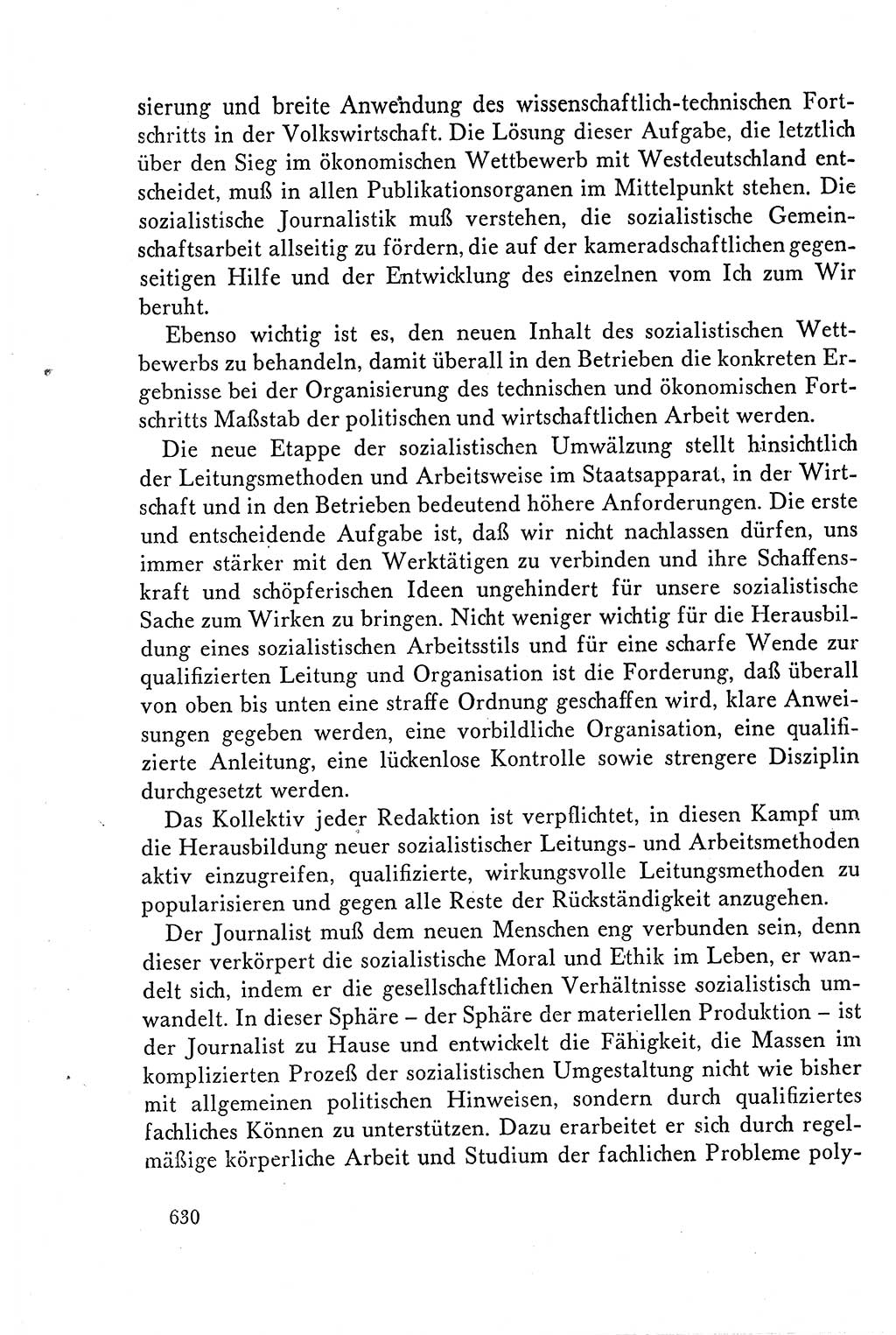 Dokumente der Sozialistischen Einheitspartei Deutschlands (SED) [Deutsche Demokratische Republik (DDR)] 1958-1959, Seite 630 (Dok. SED DDR 1958-1959, S. 630)