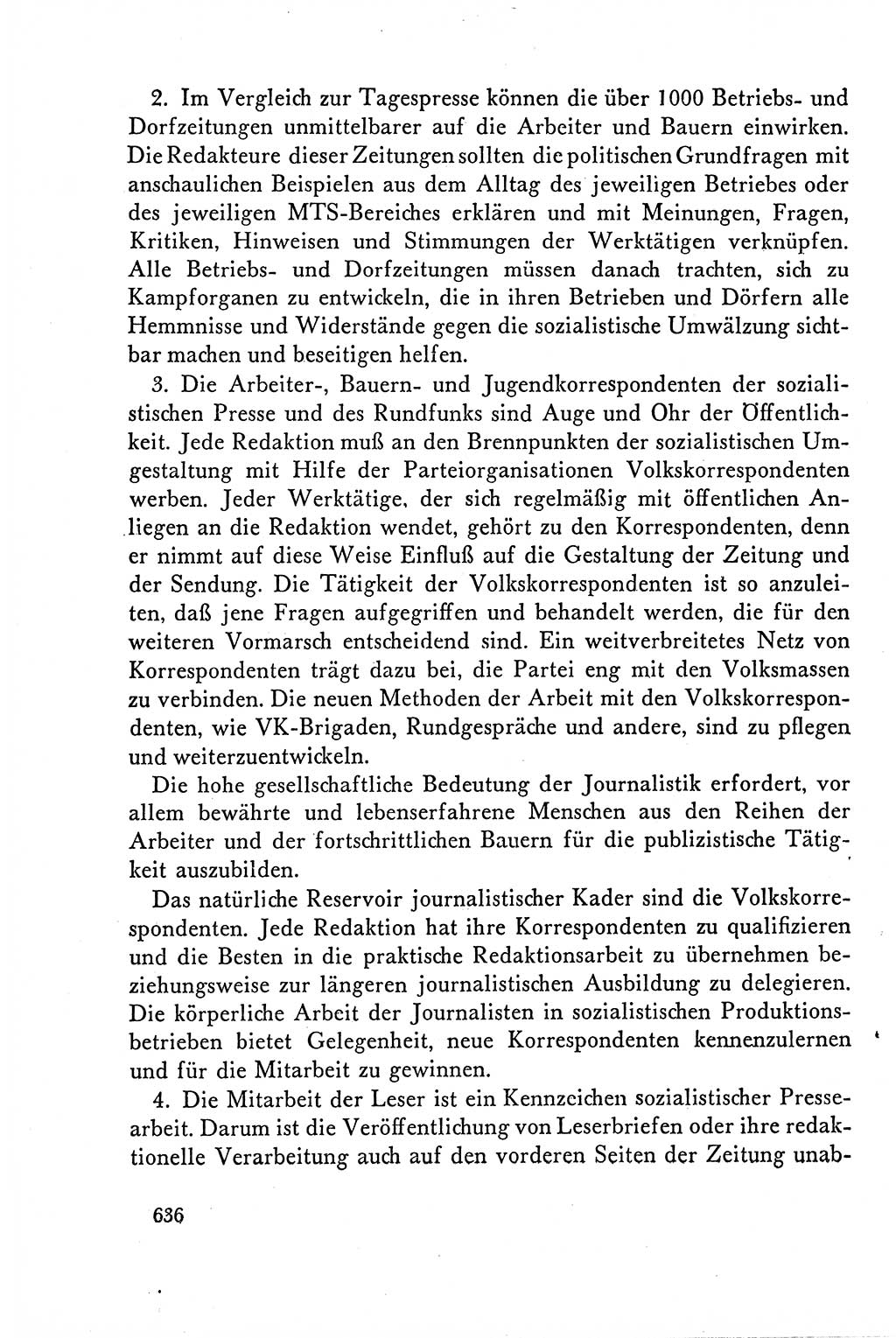 Dokumente der Sozialistischen Einheitspartei Deutschlands (SED) [Deutsche Demokratische Republik (DDR)] 1958-1959, Seite 636 (Dok. SED DDR 1958-1959, S. 636)