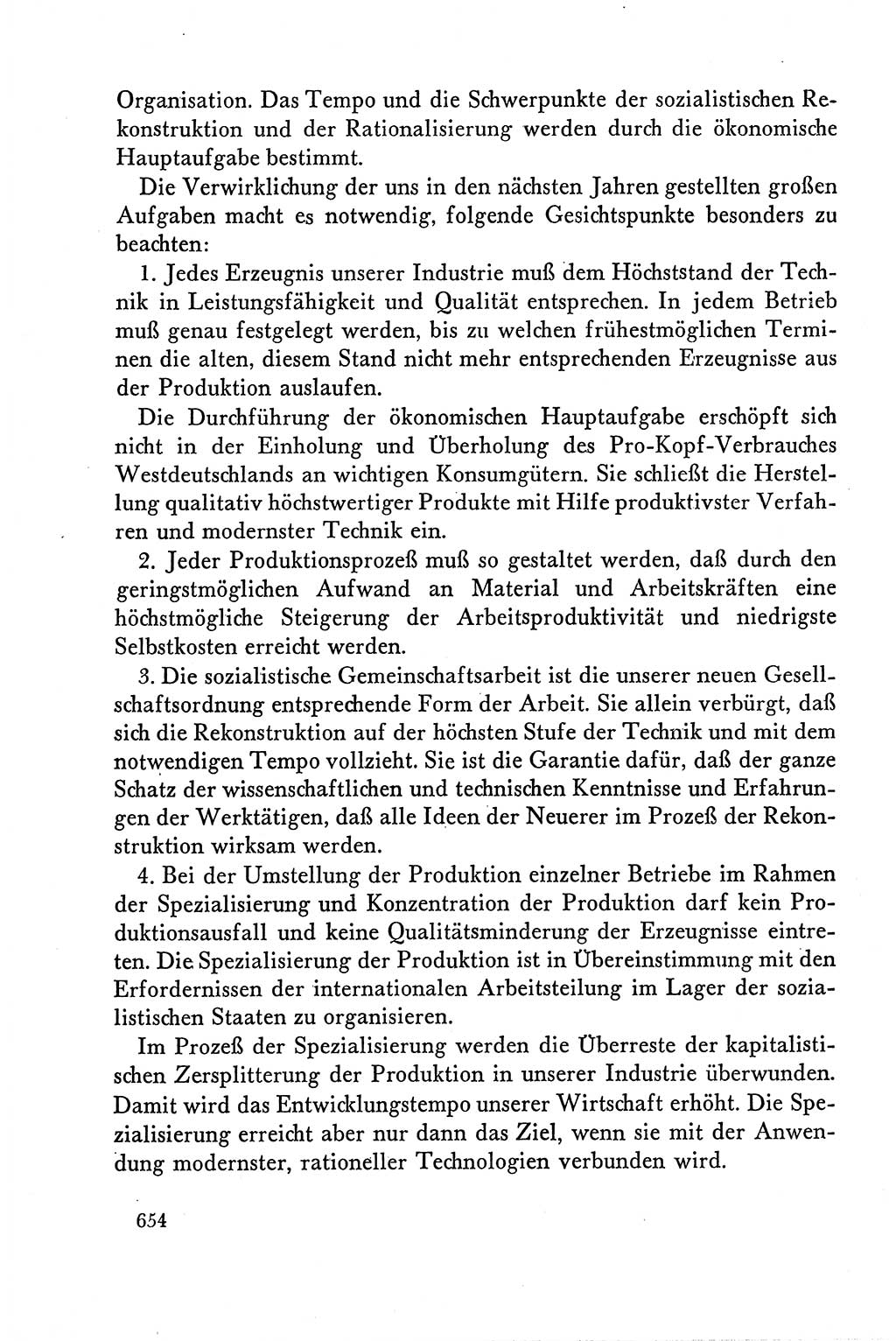 Dokumente der Sozialistischen Einheitspartei Deutschlands (SED) [Deutsche Demokratische Republik (DDR)] 1958-1959, Seite 654 (Dok. SED DDR 1958-1959, S. 654)