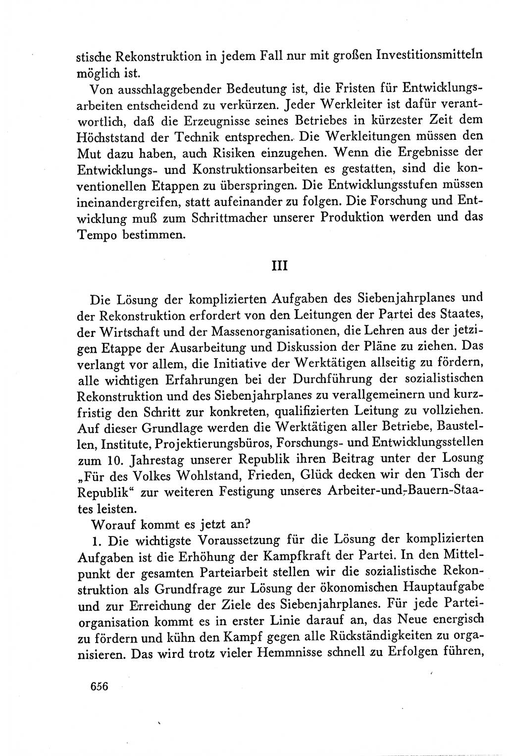 Dokumente der Sozialistischen Einheitspartei Deutschlands (SED) [Deutsche Demokratische Republik (DDR)] 1958-1959, Seite 656 (Dok. SED DDR 1958-1959, S. 656)