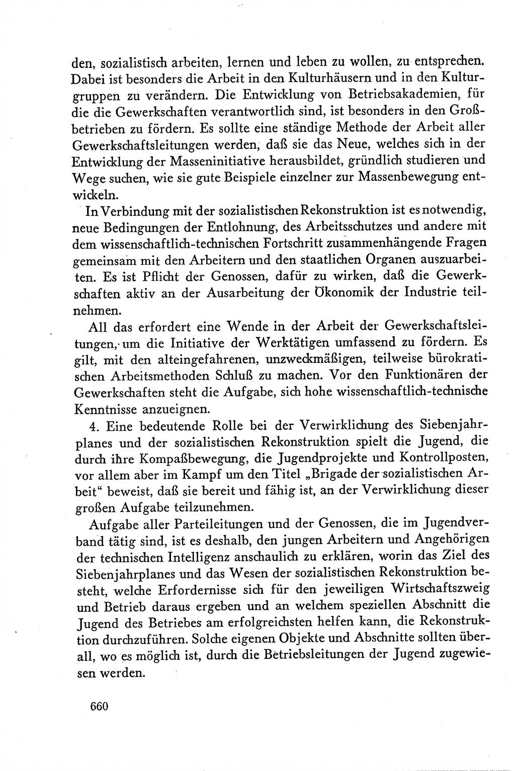 Dokumente der Sozialistischen Einheitspartei Deutschlands (SED) [Deutsche Demokratische Republik (DDR)] 1958-1959, Seite 660 (Dok. SED DDR 1958-1959, S. 660)