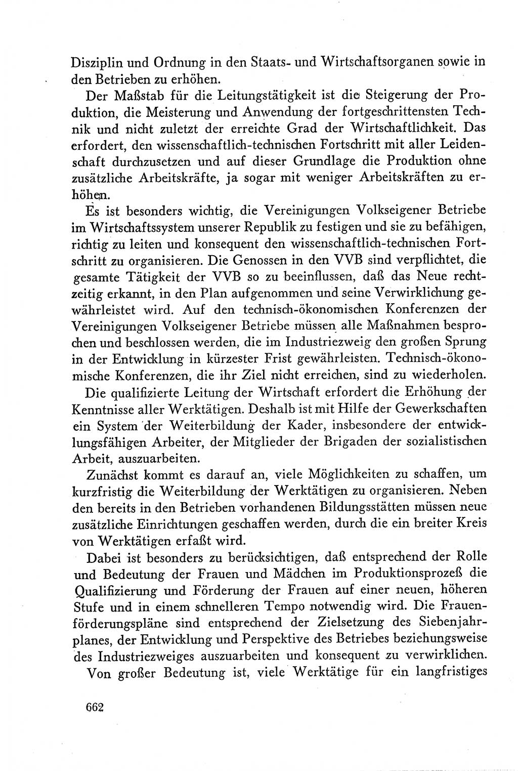 Dokumente der Sozialistischen Einheitspartei Deutschlands (SED) [Deutsche Demokratische Republik (DDR)] 1958-1959, Seite 662 (Dok. SED DDR 1958-1959, S. 662)