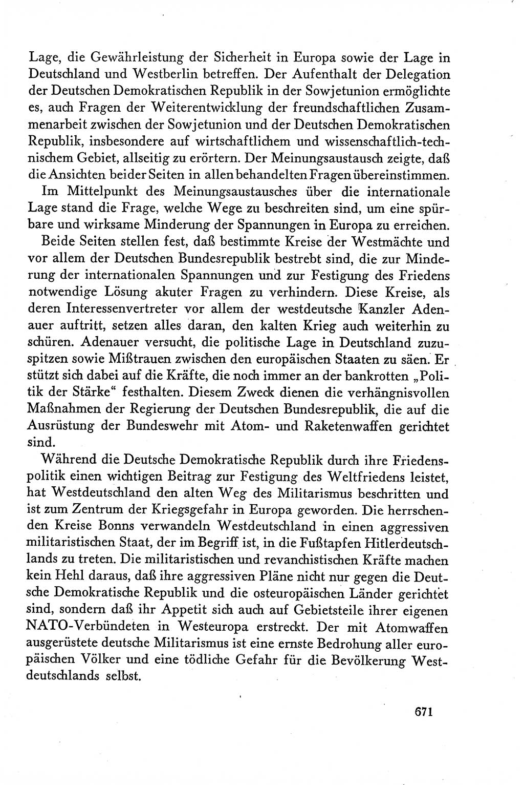 Dokumente der Sozialistischen Einheitspartei Deutschlands (SED) [Deutsche Demokratische Republik (DDR)] 1958-1959, Seite 671 (Dok. SED DDR 1958-1959, S. 671)