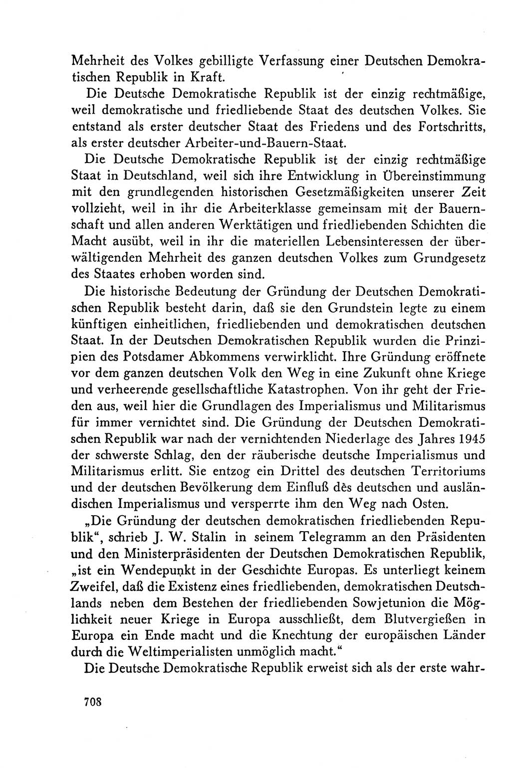 Dokumente der Sozialistischen Einheitspartei Deutschlands (SED) [Deutsche Demokratische Republik (DDR)] 1958-1959, Seite 708 (Dok. SED DDR 1958-1959, S. 708)