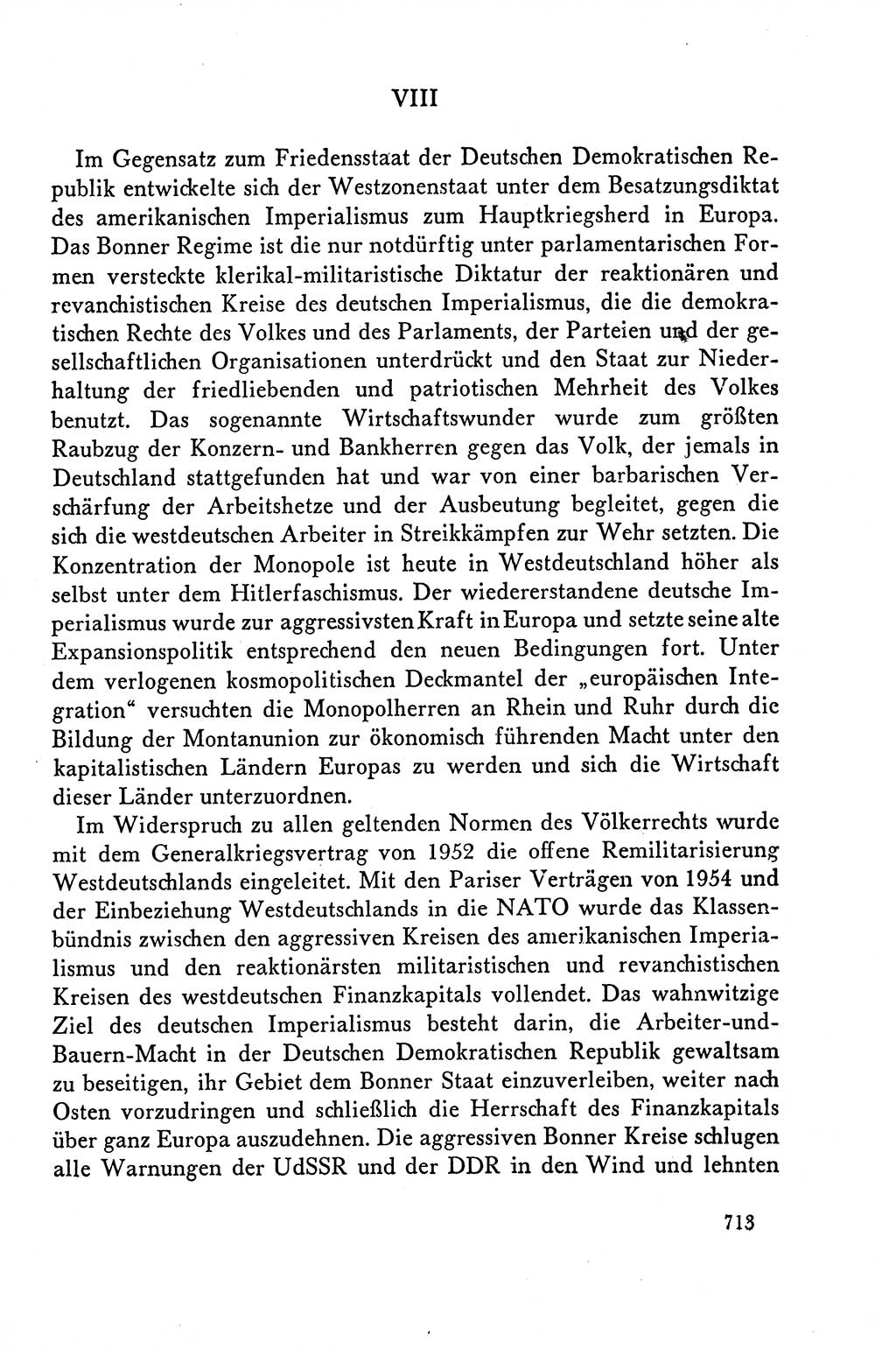 Dokumente der Sozialistischen Einheitspartei Deutschlands (SED) [Deutsche Demokratische Republik (DDR)] 1958-1959, Seite 713 (Dok. SED DDR 1958-1959, S. 713)