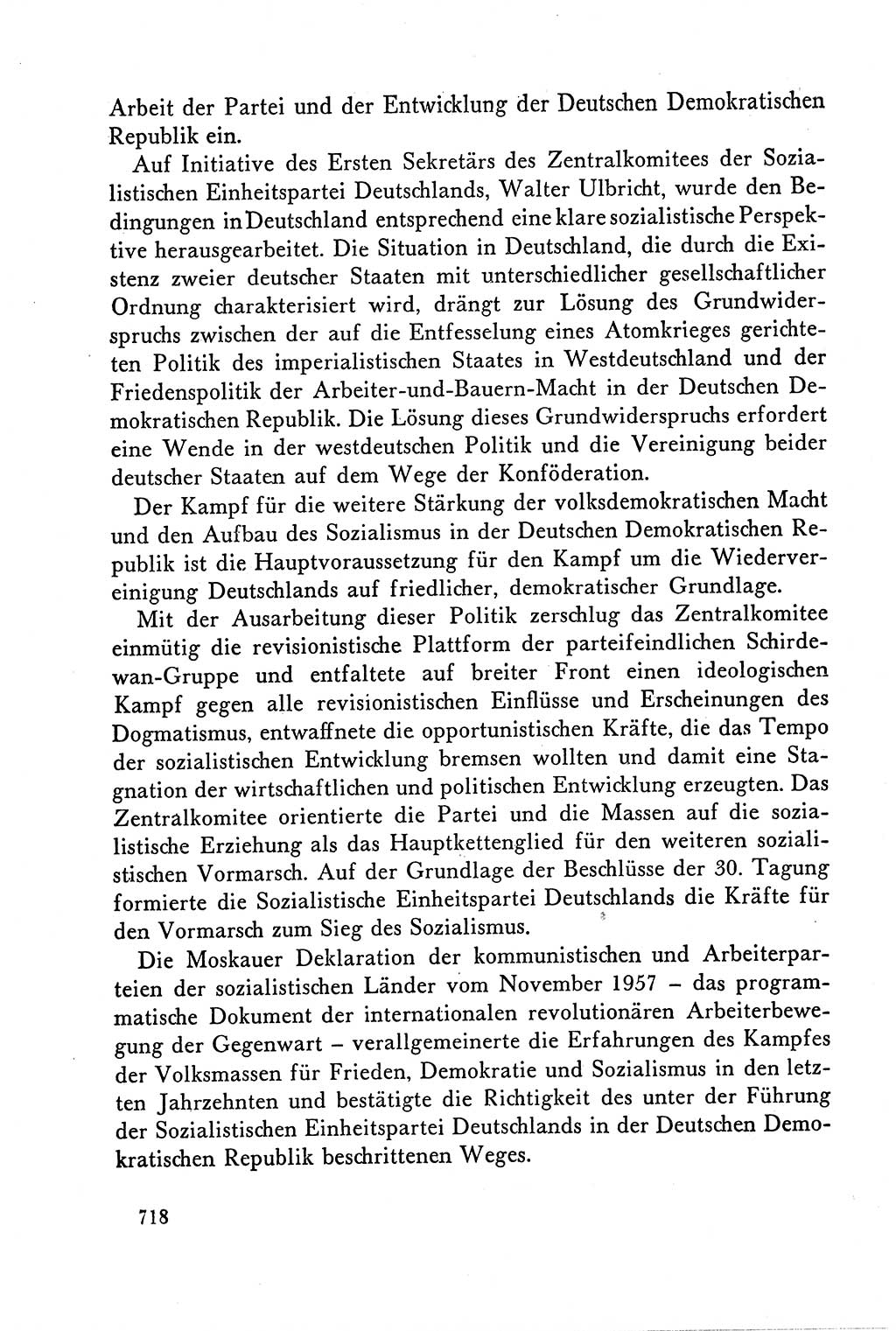 Dokumente der Sozialistischen Einheitspartei Deutschlands (SED) [Deutsche Demokratische Republik (DDR)] 1958-1959, Seite 718 (Dok. SED DDR 1958-1959, S. 718)
