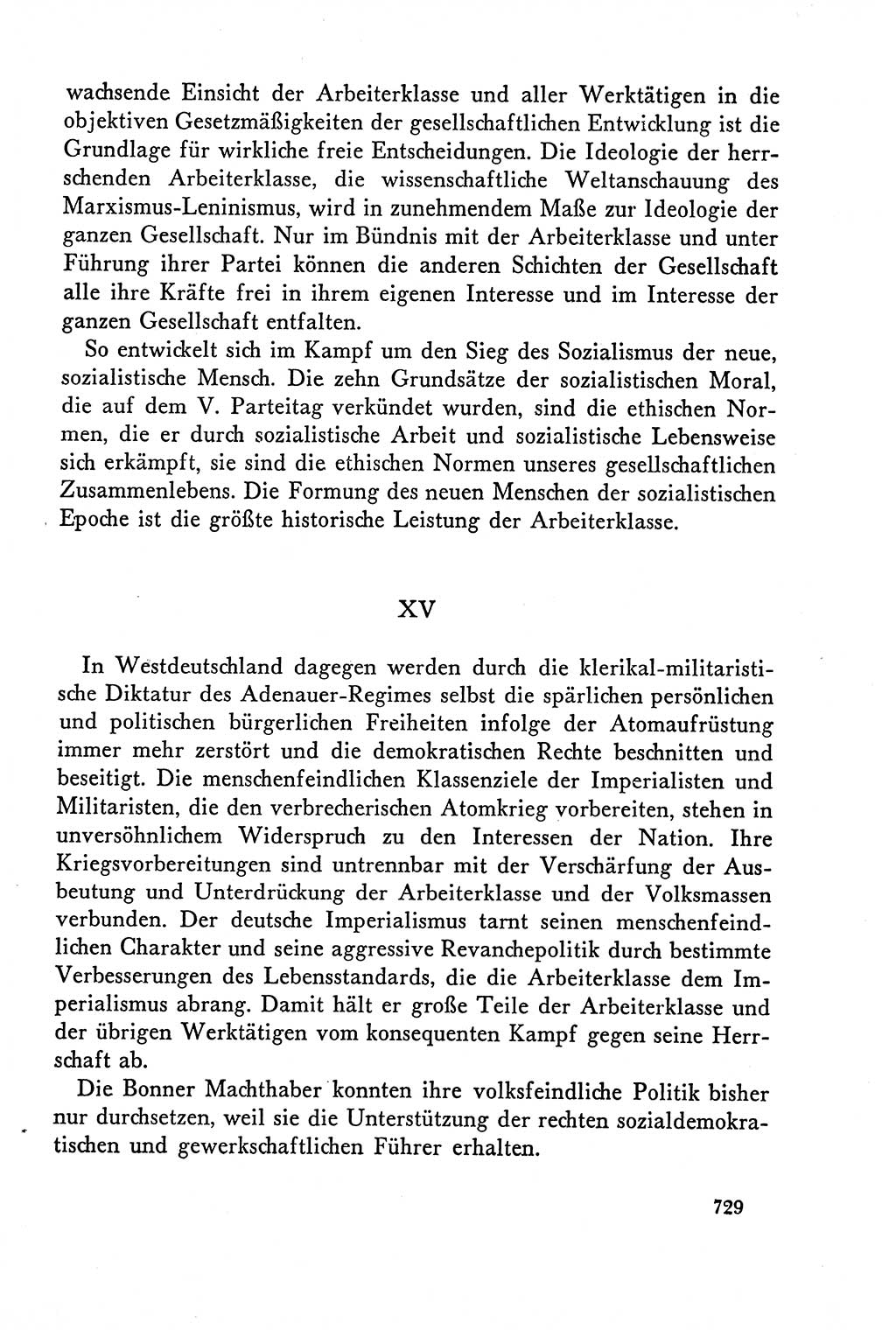 Dokumente der Sozialistischen Einheitspartei Deutschlands (SED) [Deutsche Demokratische Republik (DDR)] 1958-1959, Seite 729 (Dok. SED DDR 1958-1959, S. 729)