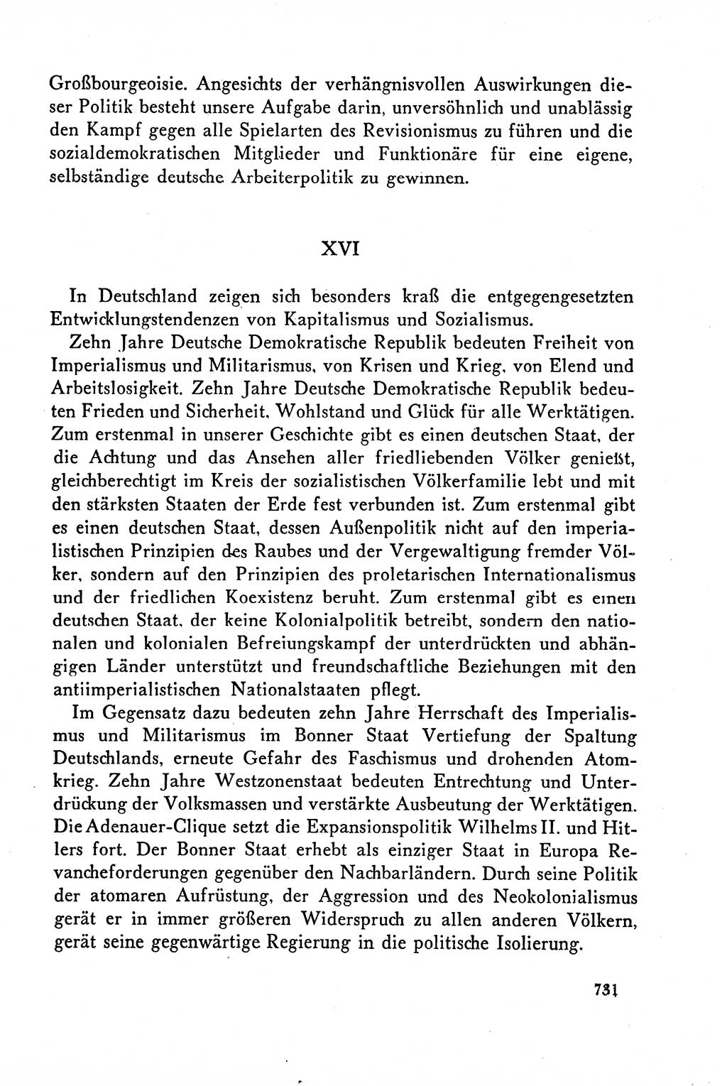 Dokumente der Sozialistischen Einheitspartei Deutschlands (SED) [Deutsche Demokratische Republik (DDR)] 1958-1959, Seite 731 (Dok. SED DDR 1958-1959, S. 731)