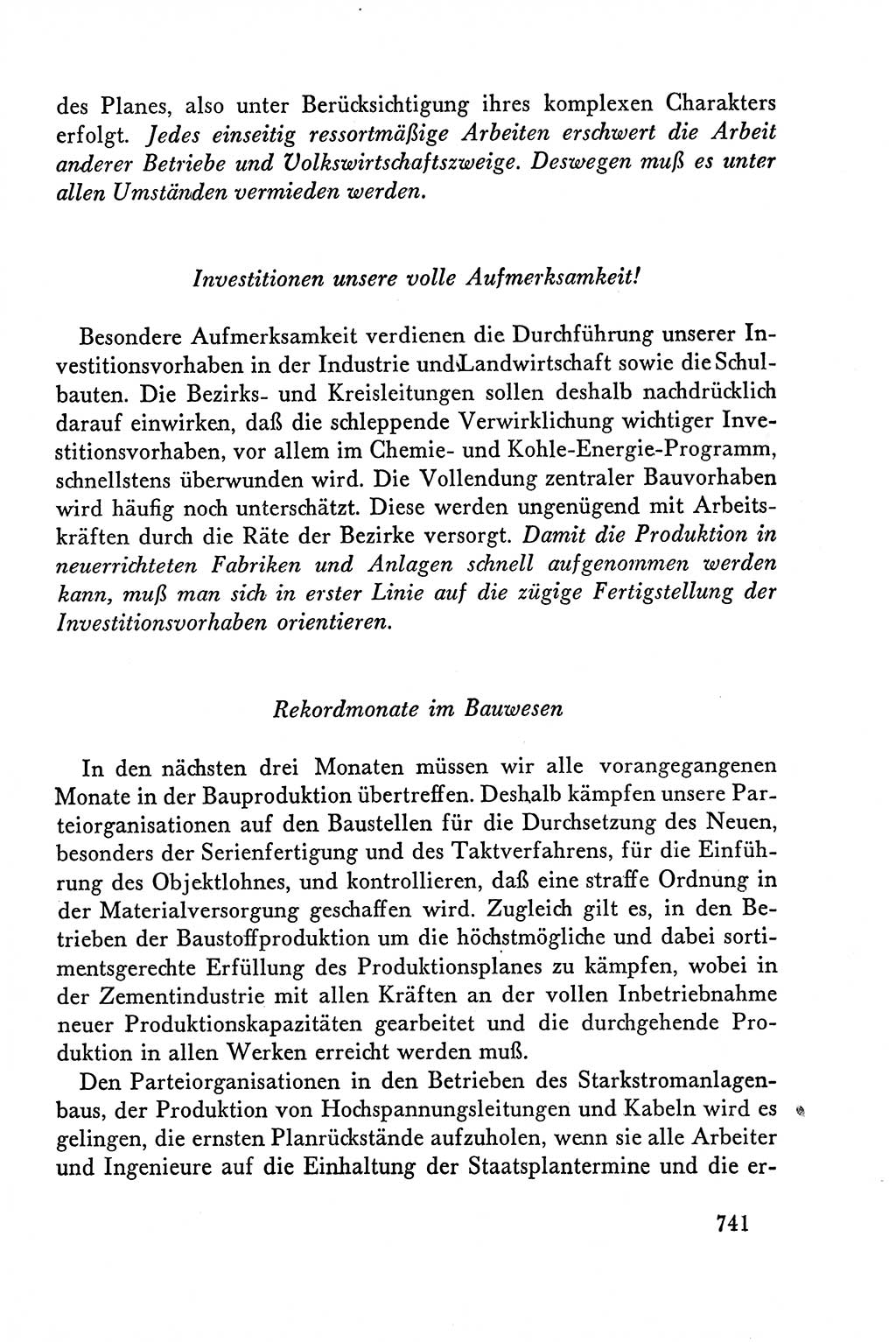Dokumente der Sozialistischen Einheitspartei Deutschlands (SED) [Deutsche Demokratische Republik (DDR)] 1958-1959, Seite 741 (Dok. SED DDR 1958-1959, S. 741)