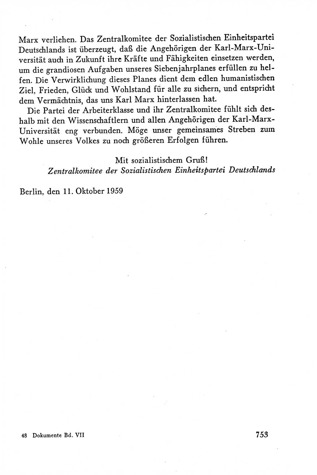 Dokumente der Sozialistischen Einheitspartei Deutschlands (SED) [Deutsche Demokratische Republik (DDR)] 1958-1959, Seite 753 (Dok. SED DDR 1958-1959, S. 753)