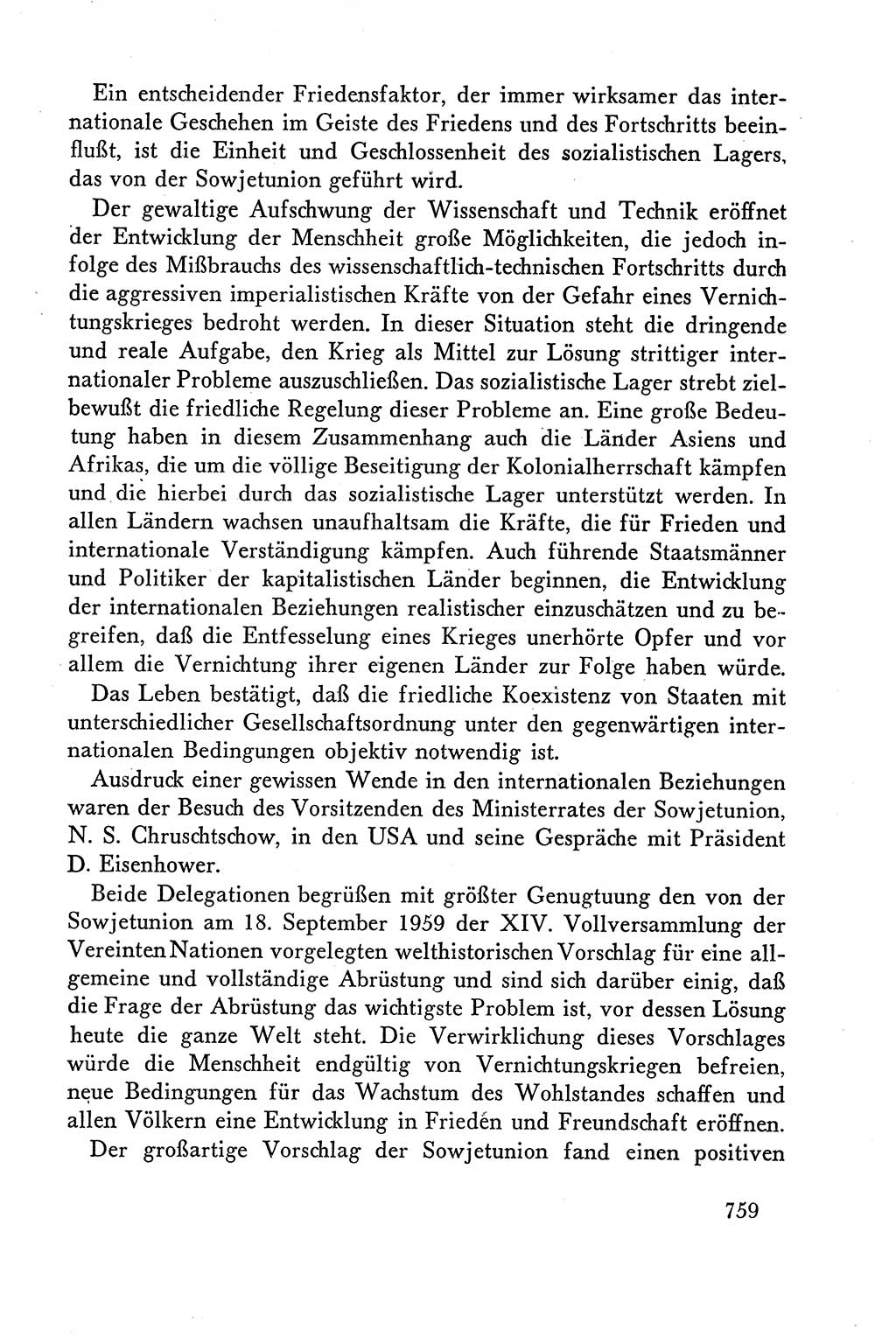 Dokumente der Sozialistischen Einheitspartei Deutschlands (SED) [Deutsche Demokratische Republik (DDR)] 1958-1959, Seite 759 (Dok. SED DDR 1958-1959, S. 759)
