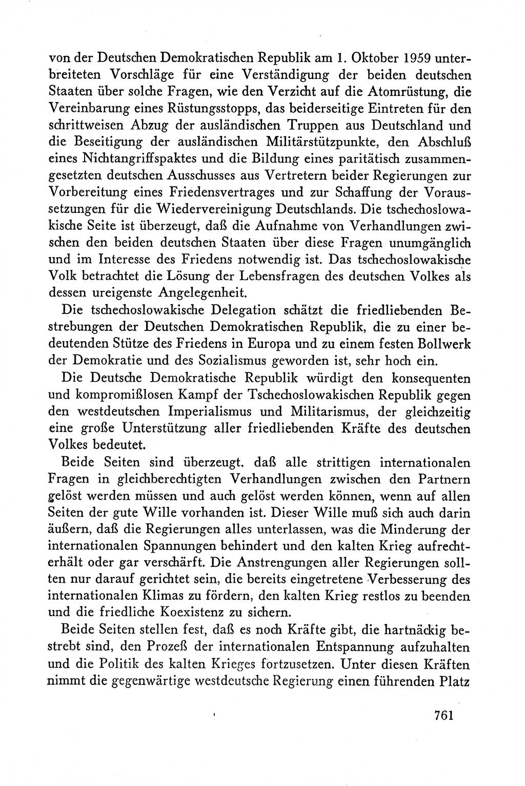 Dokumente der Sozialistischen Einheitspartei Deutschlands (SED) [Deutsche Demokratische Republik (DDR)] 1958-1959, Seite 761 (Dok. SED DDR 1958-1959, S. 761)