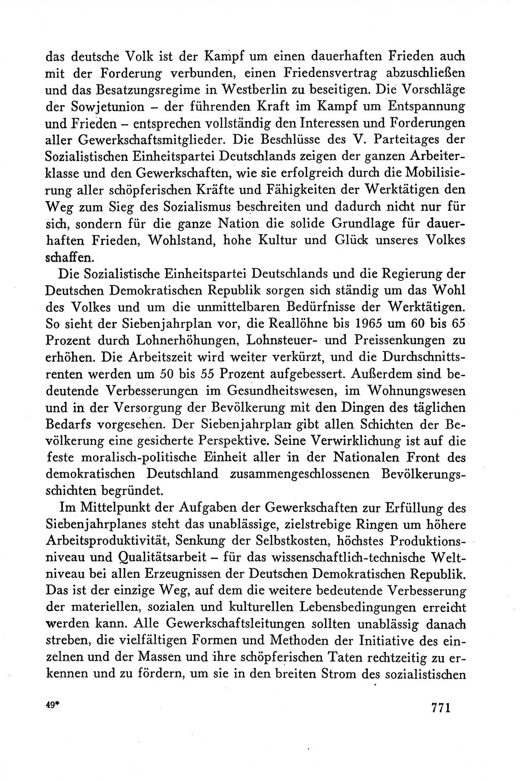 Dokumente der Sozialistischen Einheitspartei Deutschlands (SED) [Deutsche Demokratische Republik (DDR)] 1958-1959, Seite 771 (Dok. SED DDR 1958-1959, S. 771)