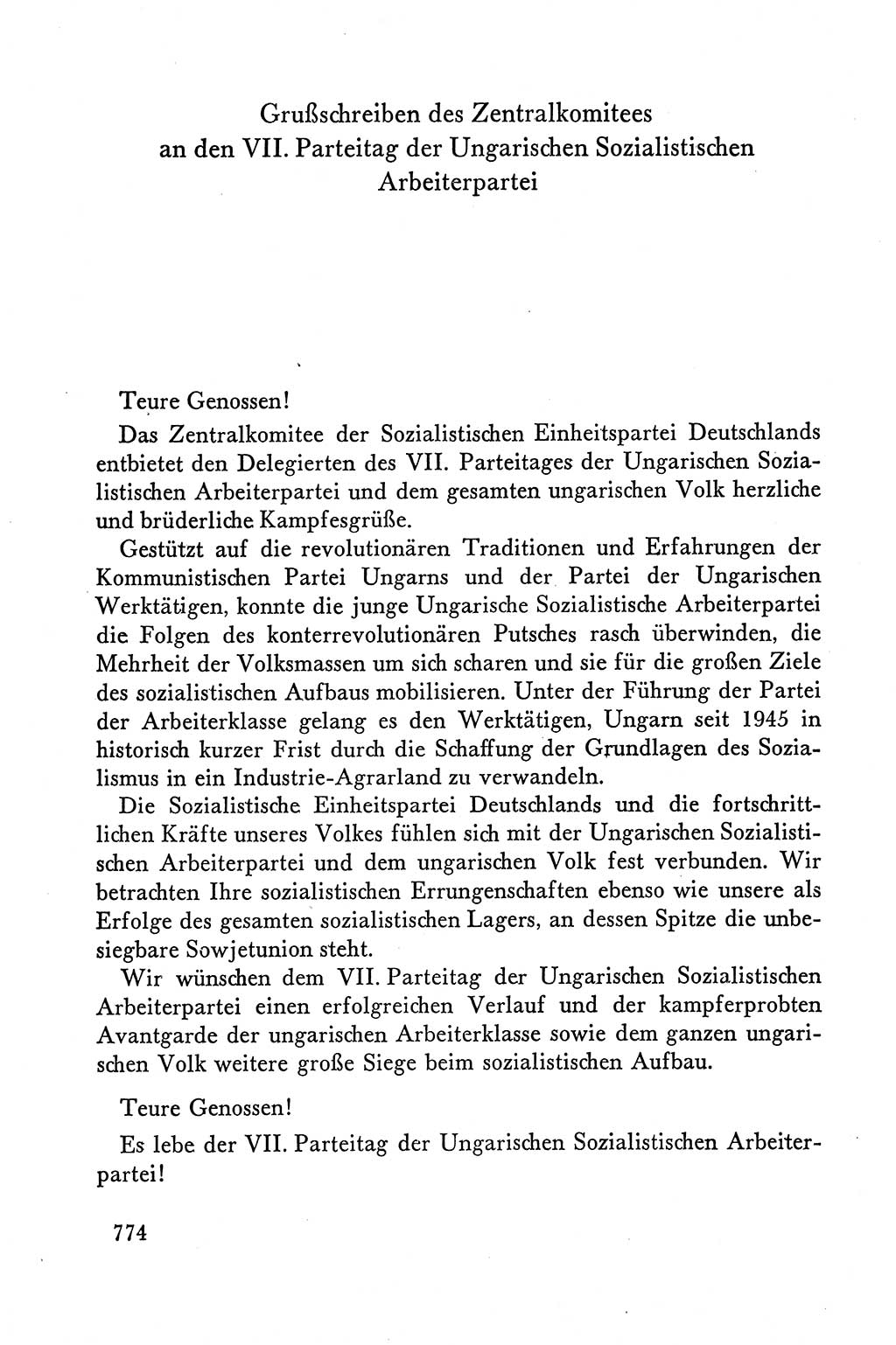 Dokumente der Sozialistischen Einheitspartei Deutschlands (SED) [Deutsche Demokratische Republik (DDR)] 1958-1959, Seite 774 (Dok. SED DDR 1958-1959, S. 774)