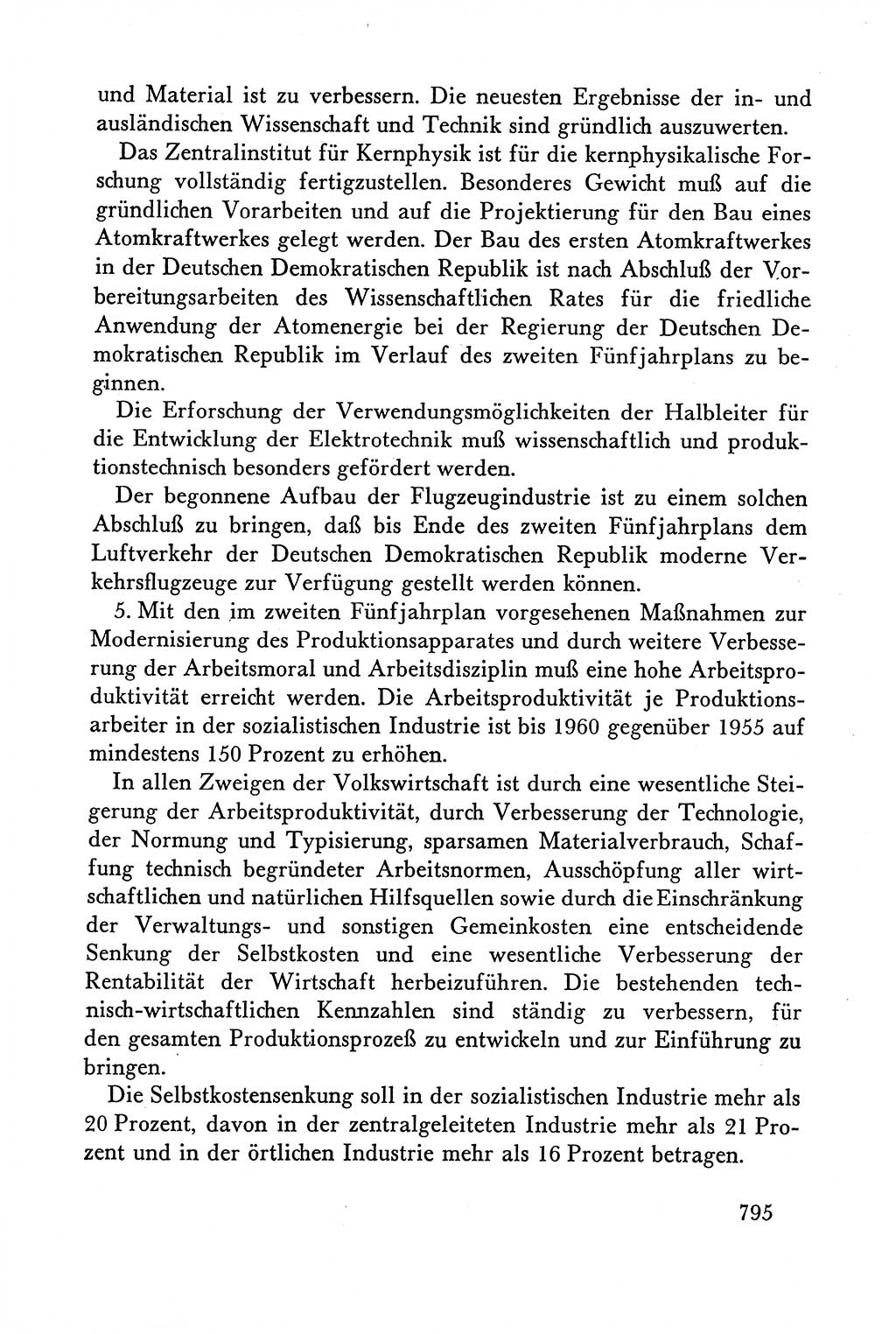 Dokumente der Sozialistischen Einheitspartei Deutschlands (SED) [Deutsche Demokratische Republik (DDR)] 1958-1959, Seite 795 (Dok. SED DDR 1958-1959, S. 795)