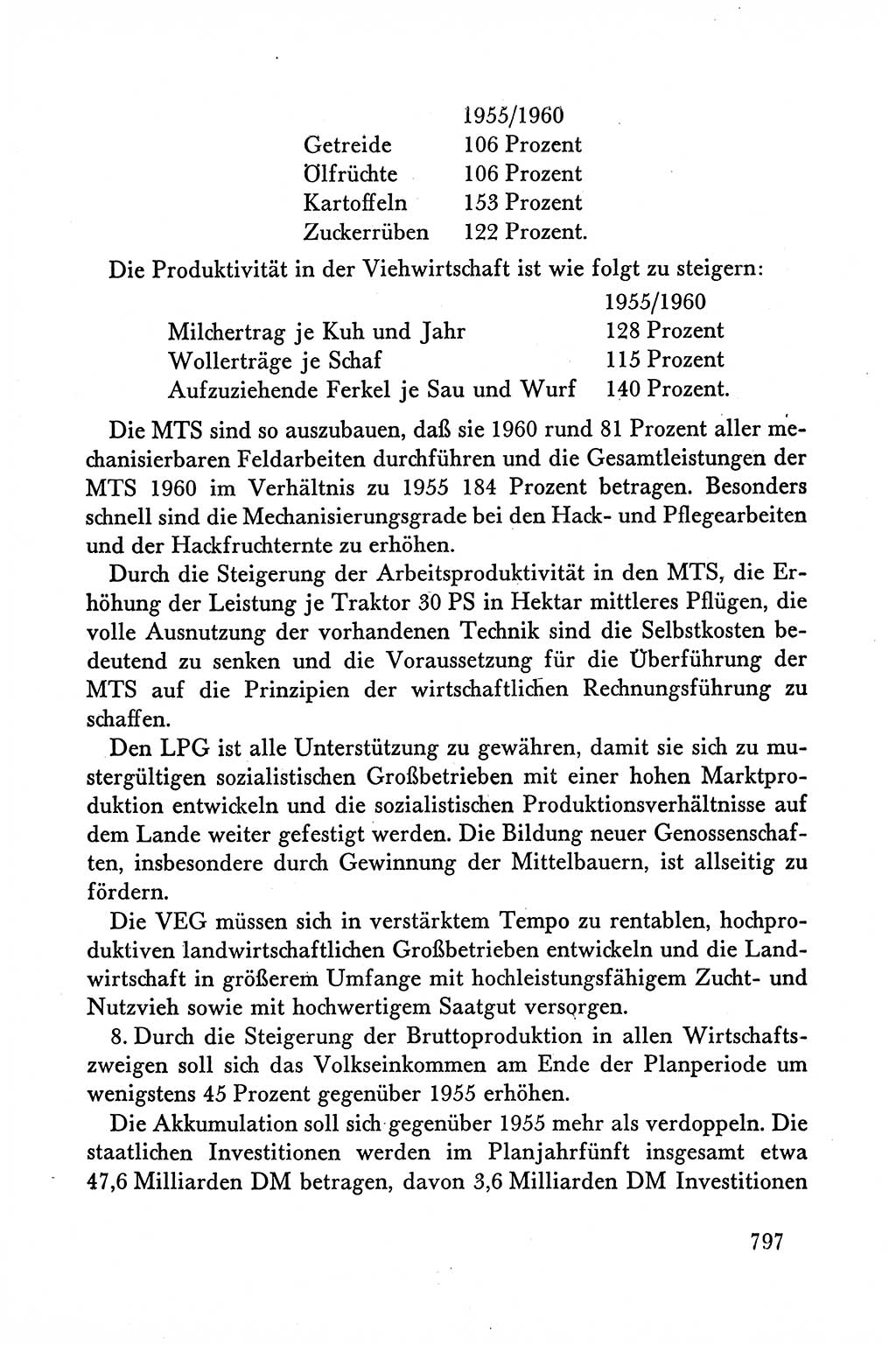 Dokumente der Sozialistischen Einheitspartei Deutschlands (SED) [Deutsche Demokratische Republik (DDR)] 1958-1959, Seite 797 (Dok. SED DDR 1958-1959, S. 797)