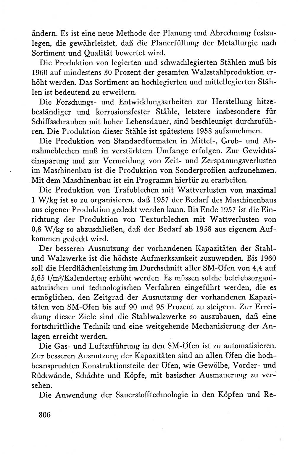 Dokumente der Sozialistischen Einheitspartei Deutschlands (SED) [Deutsche Demokratische Republik (DDR)] 1958-1959, Seite 806 (Dok. SED DDR 1958-1959, S. 806)