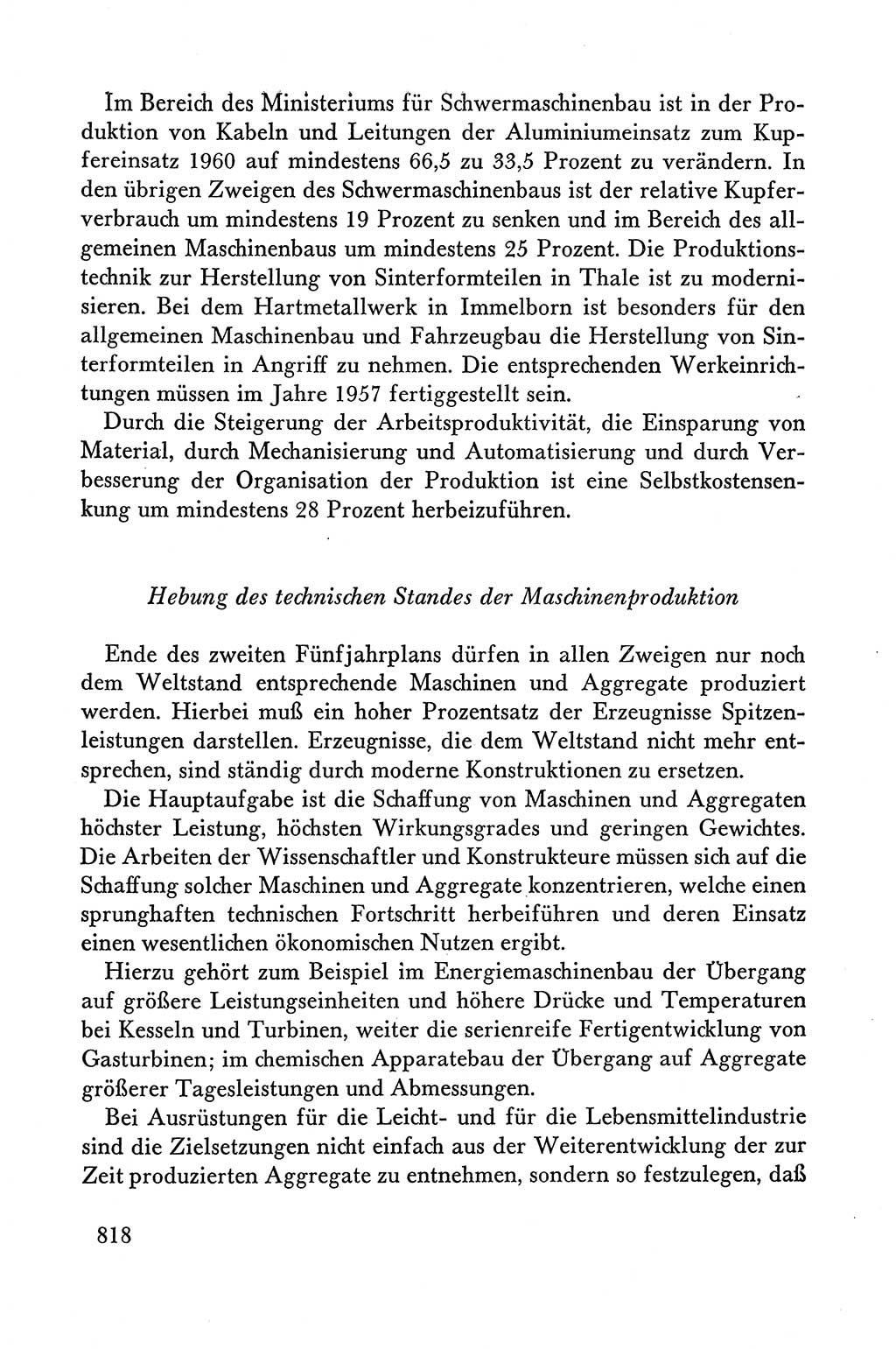 Dokumente der Sozialistischen Einheitspartei Deutschlands (SED) [Deutsche Demokratische Republik (DDR)] 1958-1959, Seite 818 (Dok. SED DDR 1958-1959, S. 818)