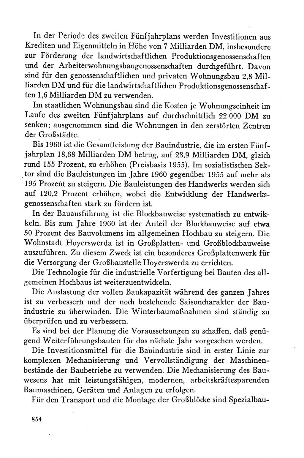 Dokumente der Sozialistischen Einheitspartei Deutschlands (SED) [Deutsche Demokratische Republik (DDR)] 1958-1959, Seite 854 (Dok. SED DDR 1958-1959, S. 854)