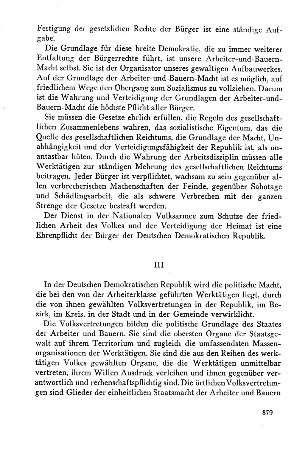 Dokumente der Sozialistischen Einheitspartei Deutschlands (SED) [Deutsche Demokratische Republik (DDR)] 1958-1959, Seite 879 (Dok. SED DDR 1958-1959, S. 879)