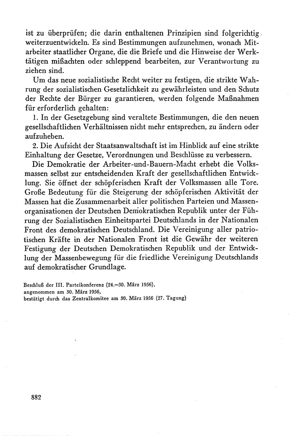 Dokumente der Sozialistischen Einheitspartei Deutschlands (SED) [Deutsche Demokratische Republik (DDR)] 1958-1959, Seite 882 (Dok. SED DDR 1958-1959, S. 882)