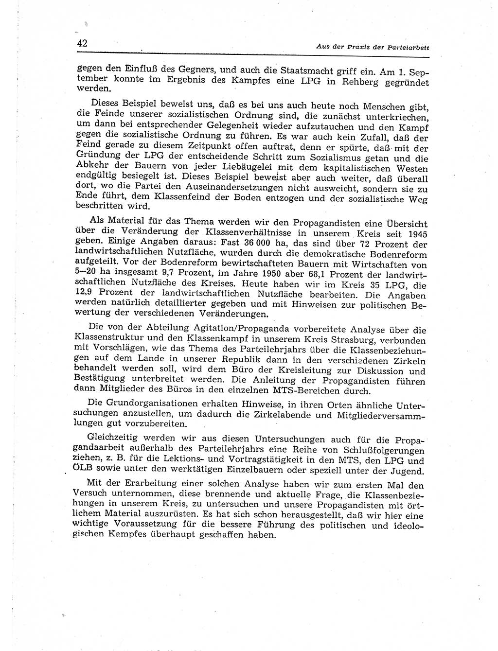 Neuer Weg (NW), Organ des Zentralkomitees (ZK) der SED (Sozialistische Einheitspartei Deutschlands) für Fragen des Parteiaufbaus und des Parteilebens, [Deutsche Demokratische Republik (DDR)] 13. Jahrgang 1958, Seite 42 (NW ZK SED DDR 1958, S. 42)