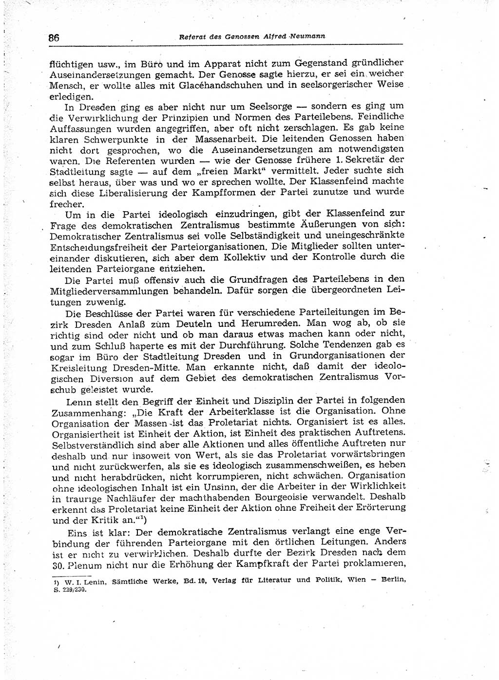 Neuer Weg (NW), Organ des Zentralkomitees (ZK) der SED (Sozialistische Einheitspartei Deutschlands) für Fragen des Parteiaufbaus und des Parteilebens, [Deutsche Demokratische Republik (DDR)] 13. Jahrgang 1958, Seite 86 (NW ZK SED DDR 1958, S. 86)