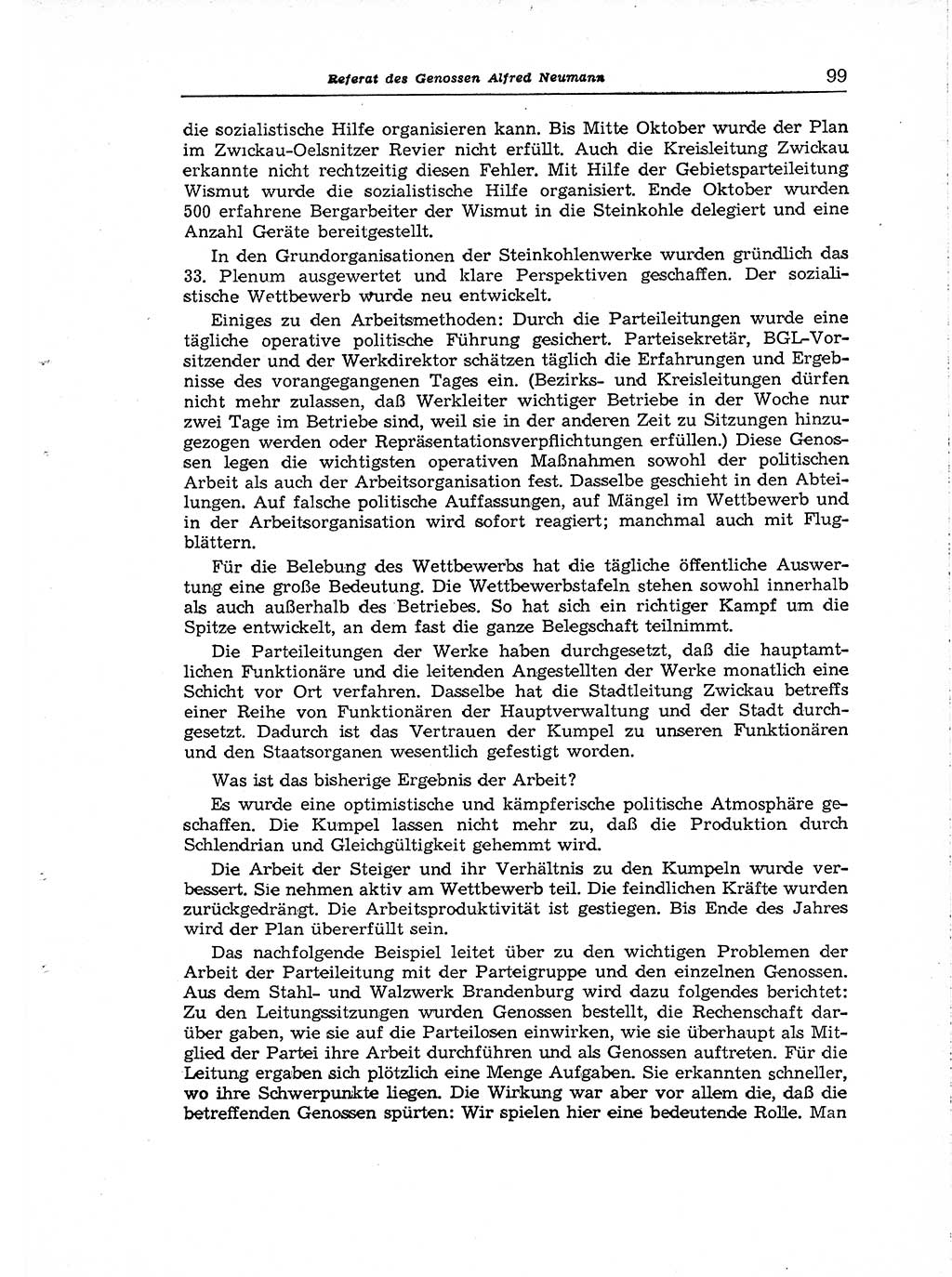 Neuer Weg (NW), Organ des Zentralkomitees (ZK) der SED (Sozialistische Einheitspartei Deutschlands) für Fragen des Parteiaufbaus und des Parteilebens, [Deutsche Demokratische Republik (DDR)] 13. Jahrgang 1958, Seite 99 (NW ZK SED DDR 1958, S. 99)