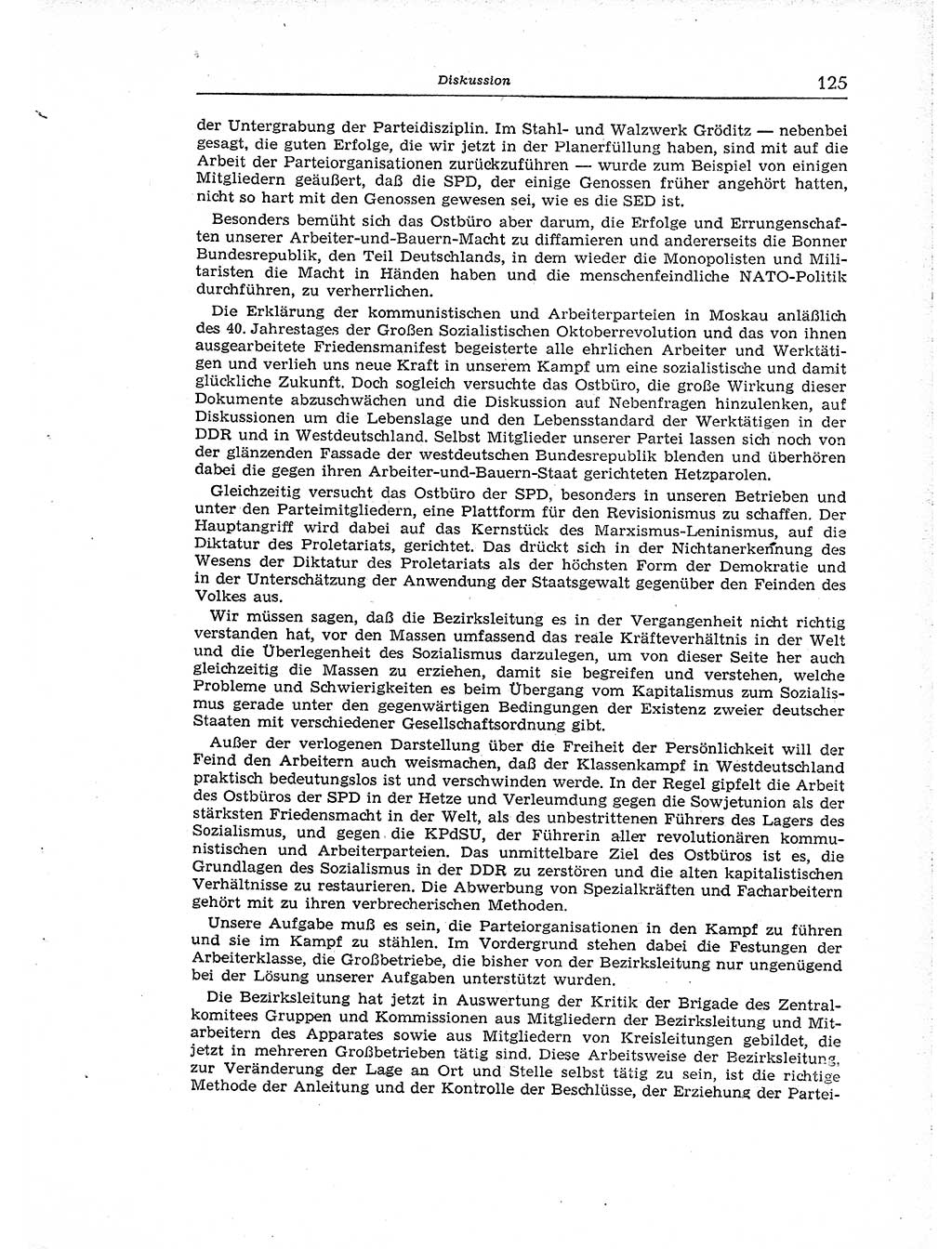 Neuer Weg (NW), Organ des Zentralkomitees (ZK) der SED (Sozialistische Einheitspartei Deutschlands) für Fragen des Parteiaufbaus und des Parteilebens, [Deutsche Demokratische Republik (DDR)] 13. Jahrgang 1958, Seite 125 (NW ZK SED DDR 1958, S. 125)
