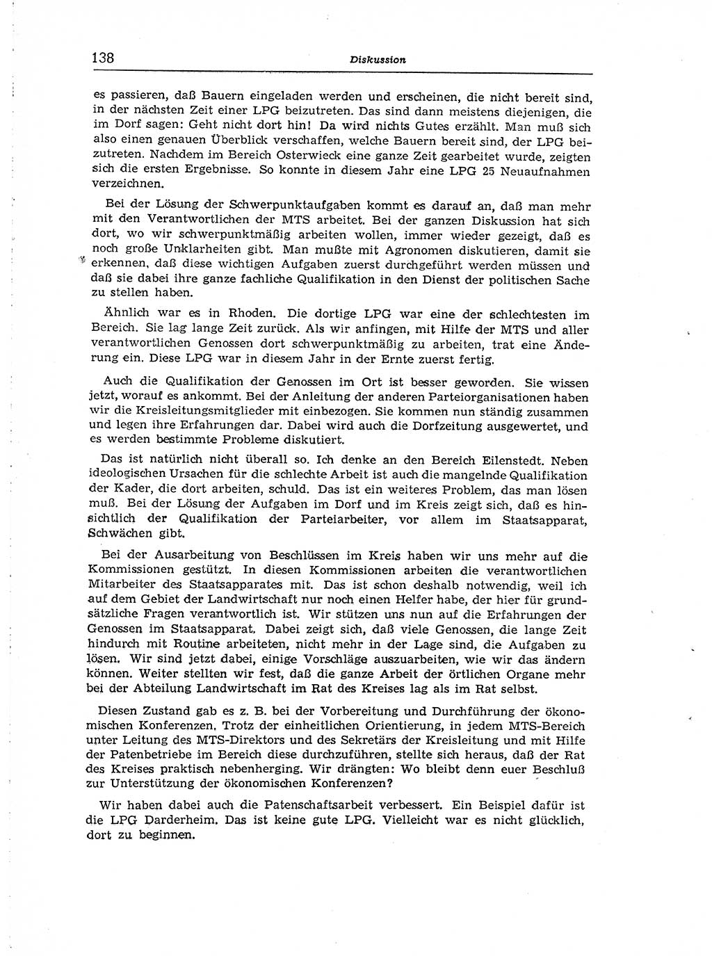 Neuer Weg (NW), Organ des Zentralkomitees (ZK) der SED (Sozialistische Einheitspartei Deutschlands) für Fragen des Parteiaufbaus und des Parteilebens, [Deutsche Demokratische Republik (DDR)] 13. Jahrgang 1958, Seite 138 (NW ZK SED DDR 1958, S. 138)