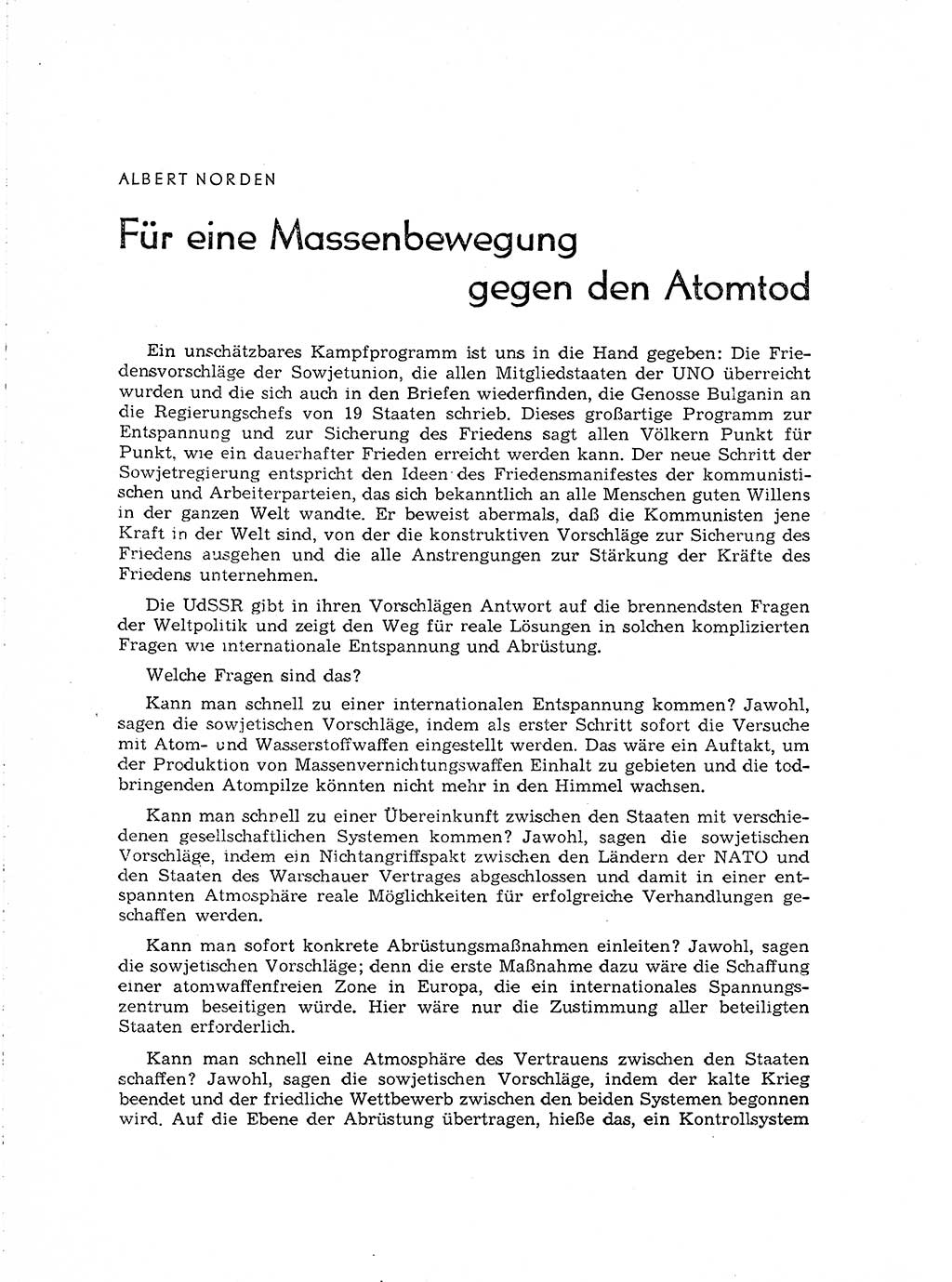 Neuer Weg (NW), Organ des Zentralkomitees (ZK) der SED (Sozialistische Einheitspartei Deutschlands) für Fragen des Parteiaufbaus und des Parteilebens, [Deutsche Demokratische Republik (DDR)] 13. Jahrgang 1958, Seite 226 (NW ZK SED DDR 1958, S. 226)