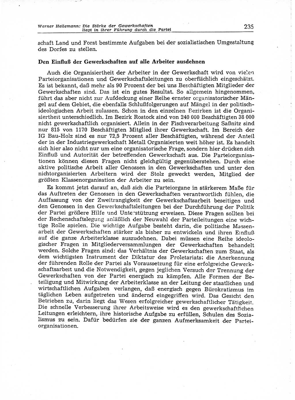 Neuer Weg (NW), Organ des Zentralkomitees (ZK) der SED (Sozialistische Einheitspartei Deutschlands) für Fragen des Parteiaufbaus und des Parteilebens, [Deutsche Demokratische Republik (DDR)] 13. Jahrgang 1958, Seite 235 (NW ZK SED DDR 1958, S. 235)