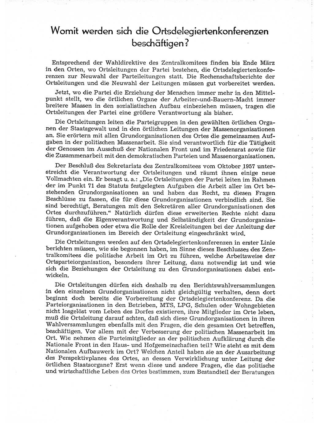 Neuer Weg (NW), Organ des Zentralkomitees (ZK) der SED (Sozialistische Einheitspartei Deutschlands) für Fragen des Parteiaufbaus und des Parteilebens, [Deutsche Demokratische Republik (DDR)] 13. Jahrgang 1958, Seite 241 (NW ZK SED DDR 1958, S. 241)