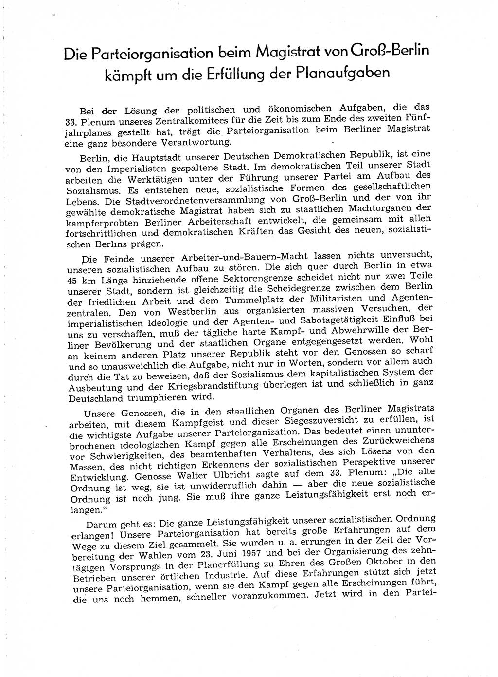 Neuer Weg (NW), Organ des Zentralkomitees (ZK) der SED (Sozialistische Einheitspartei Deutschlands) für Fragen des Parteiaufbaus und des Parteilebens, [Deutsche Demokratische Republik (DDR)] 13. Jahrgang 1958, Seite 260 (NW ZK SED DDR 1958, S. 260)