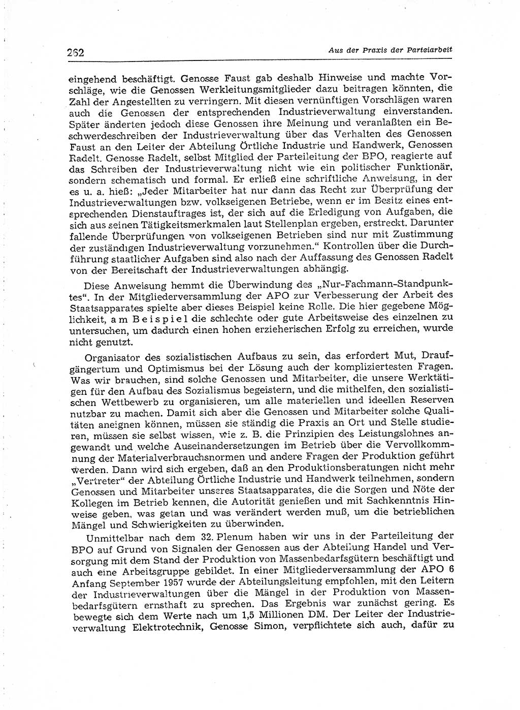 Neuer Weg (NW), Organ des Zentralkomitees (ZK) der SED (Sozialistische Einheitspartei Deutschlands) für Fragen des Parteiaufbaus und des Parteilebens, [Deutsche Demokratische Republik (DDR)] 13. Jahrgang 1958, Seite 262 (NW ZK SED DDR 1958, S. 262)